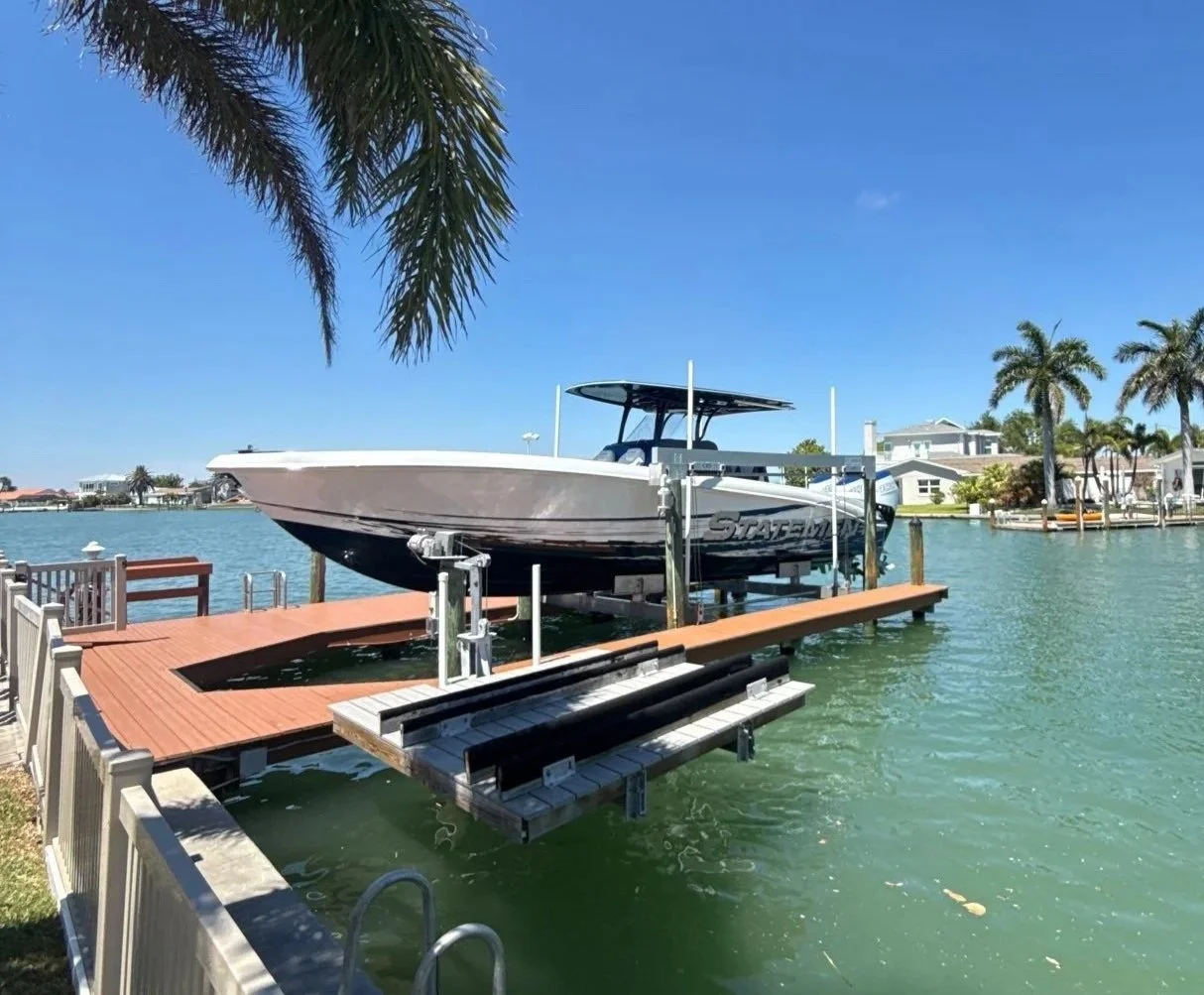 Davit Master Pod Style Chock Upgrade for Step Hull Boat