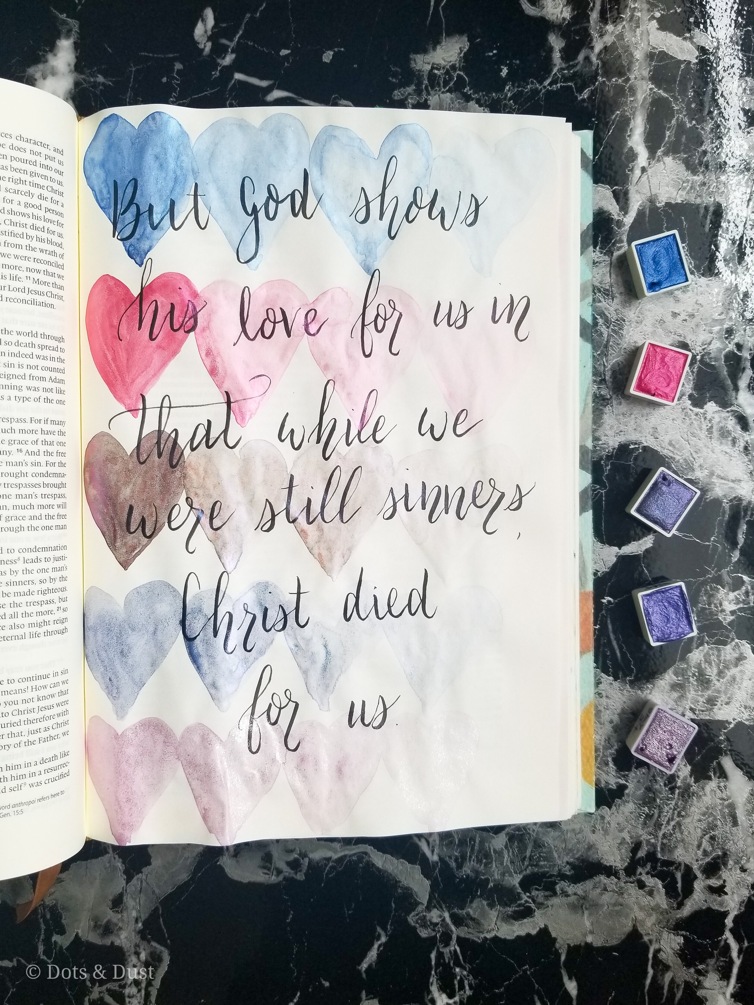 bible journaling watercolor hearts catch the night paint set dots and dust williamsburg virginia february 2021-1.jpg