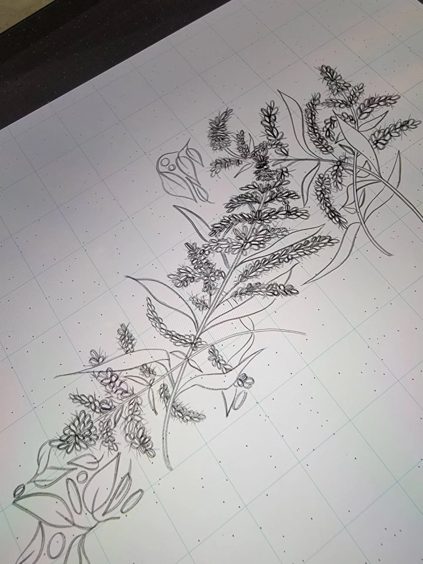 New Design in Progress ✍️

It has been a LONG TIME since I worked on a state floral print. But I needed to push my &quot;creative slump&quot; aside and start getting back at it.

Can you guess which flower and state that this might represent?
