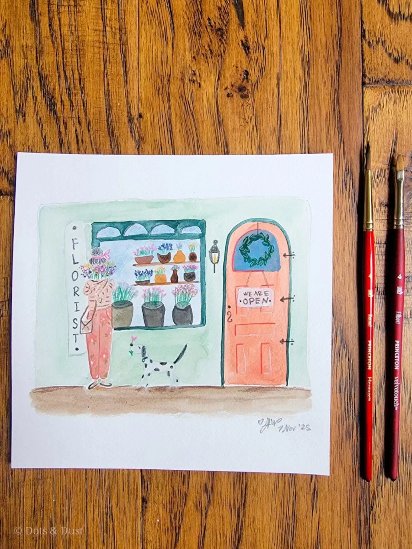 FINALLY, I finished this one 🙌 

For those of you, you may remember when I did a 30-day painting challenge where I encouraged everyone (including myself) to paint at least 10 to 15 minutes a day.

This project was part of the book, &quot;Pretty Simp