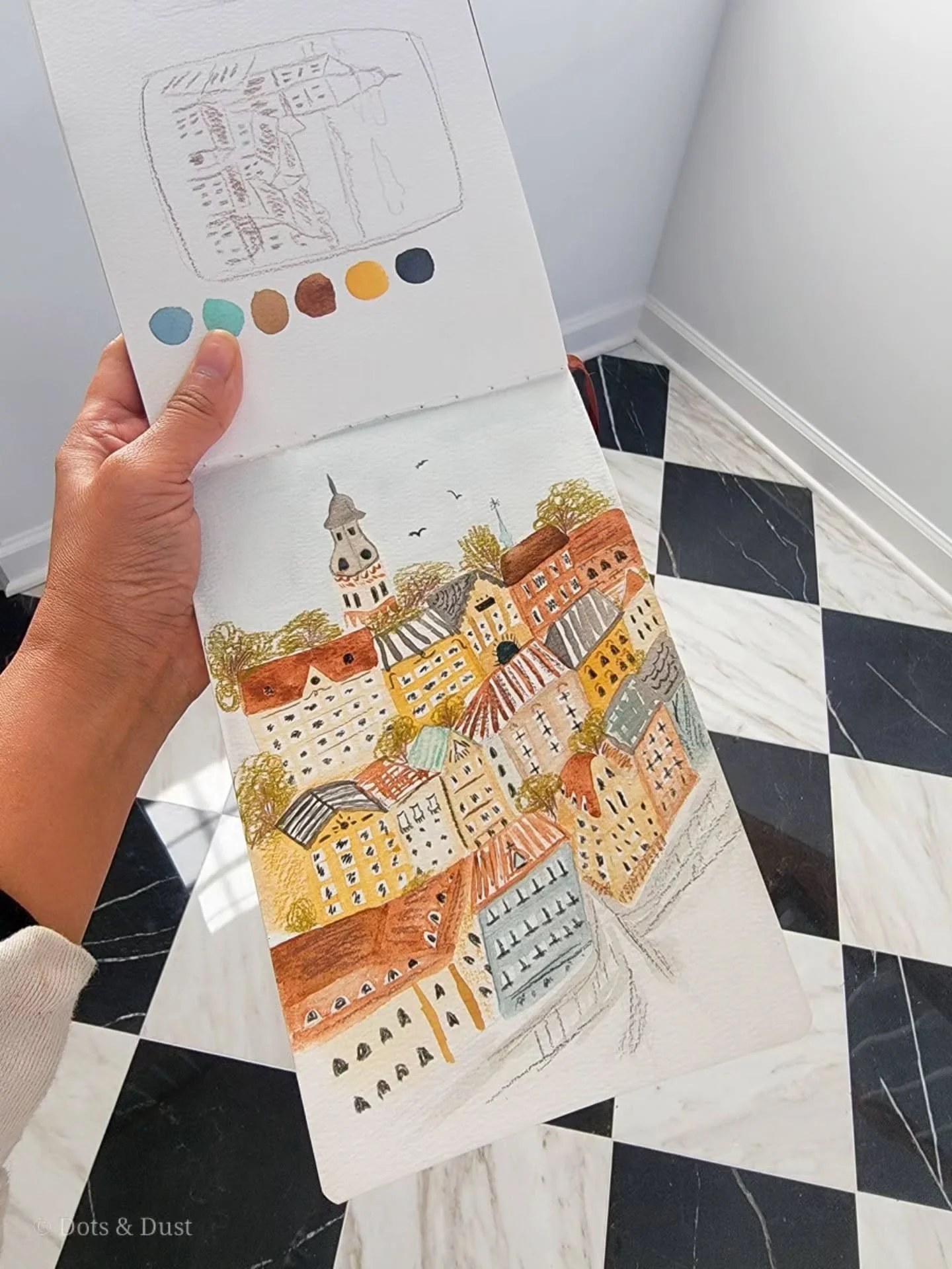 I just wanted to make sure these beauties have a permanent spot on the feed 😍

Proof that your creativity is not limited and it is ALWAYS a good idea to explore something new. 😉

🎨 Painting projects from @dearelaineco online class, &quot;Urbanscap