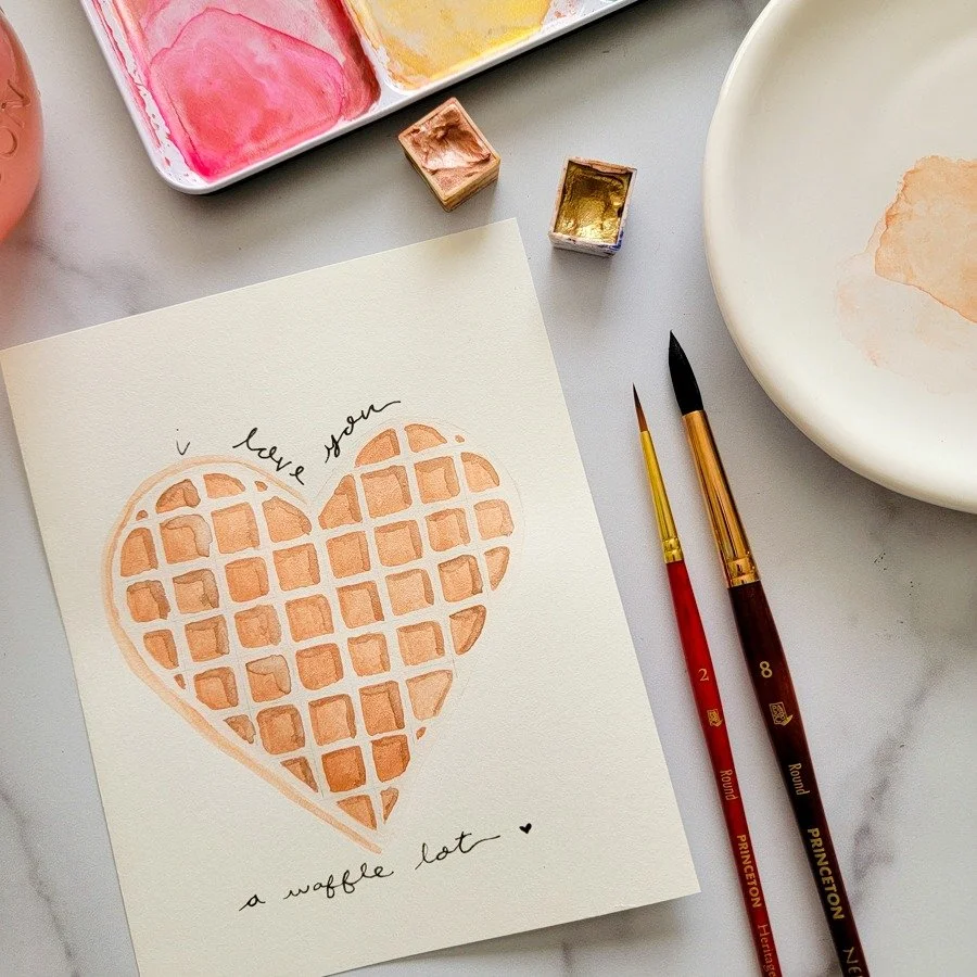 This year, why not make a handmade Valentine/Galentine card to the ones you love?

To help you out, I have compiled my favorite past tutorials that I have done and added a NEW one (waffle tutorial) to the blog post today! 💖

Comment the word "V