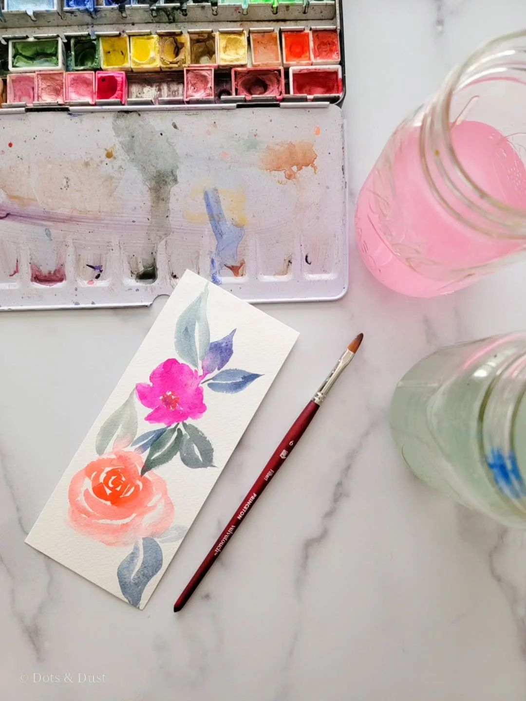As the weather slowly warms up here in Alabama this week, all I want to do is paint flowers. 😊🌸