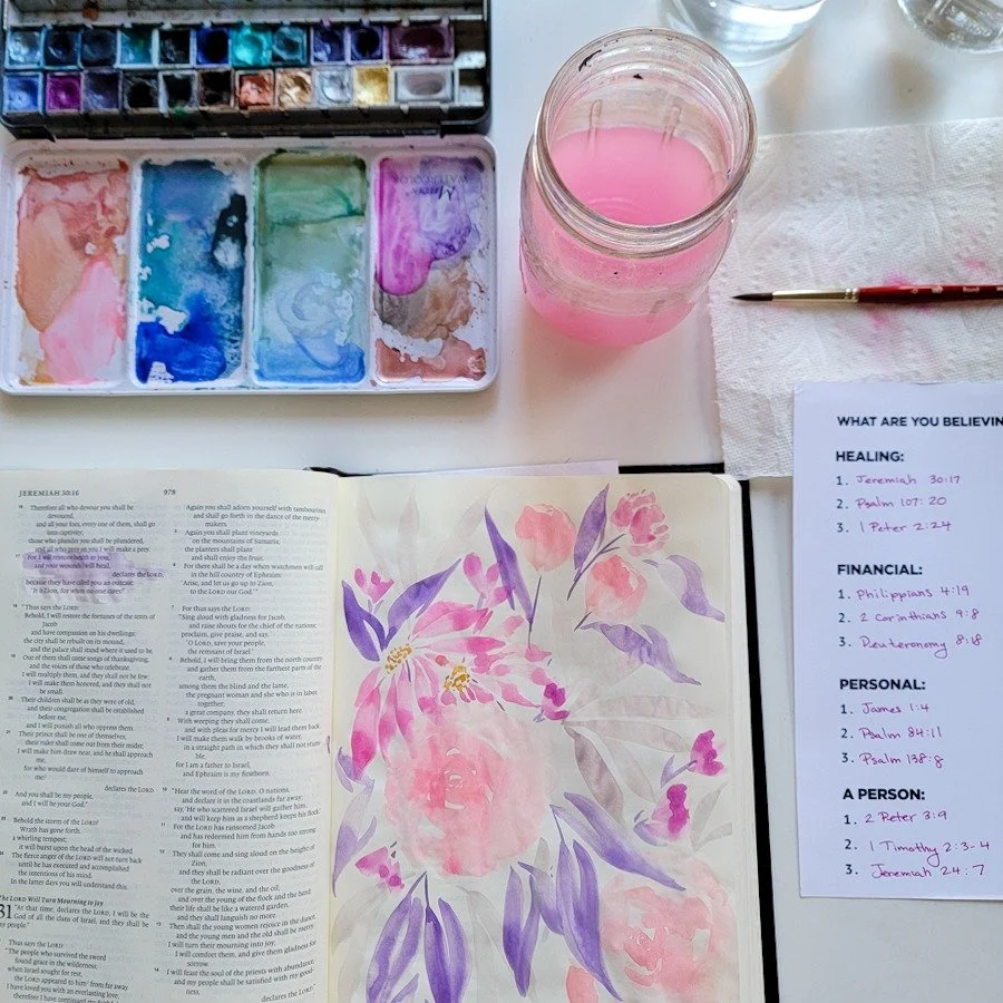 "For I will restore health to you, and your wounds I will heal, declares the Lord," 
-Jeremiah 30:17 ESV

For 2026, the pastor of our church has urged us to write down scripture for four specific areas of our lives that we are believing in 