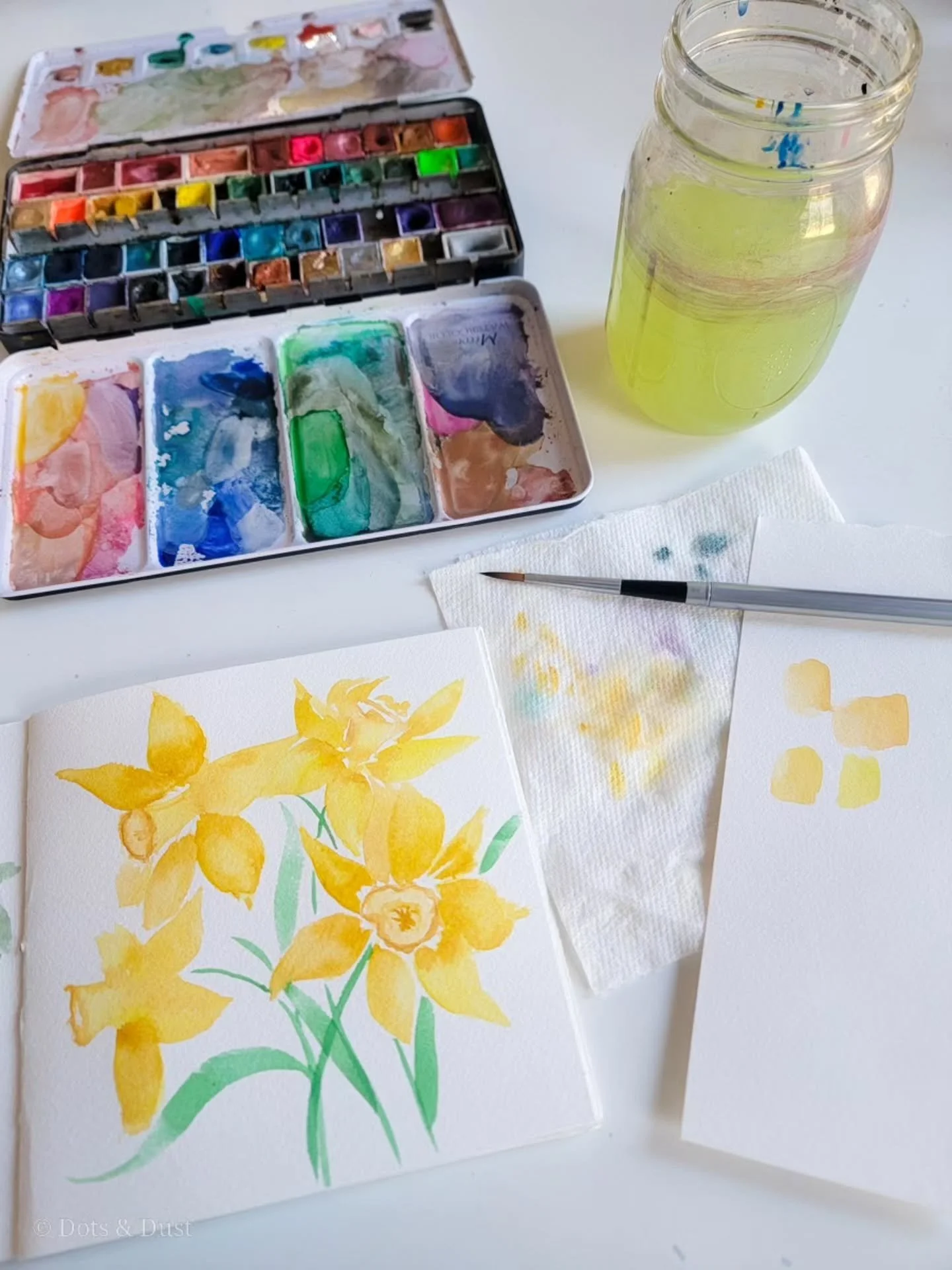 To everyone who has a March birthday, this one is for you 😉💛

The daffodil is said to symbolize new beginnings and rebirth as it is the fiest flower to appear after the cold of winter.

They also represent love, joy, and optimism.

✨️✨️✨️

🎨 Dots 