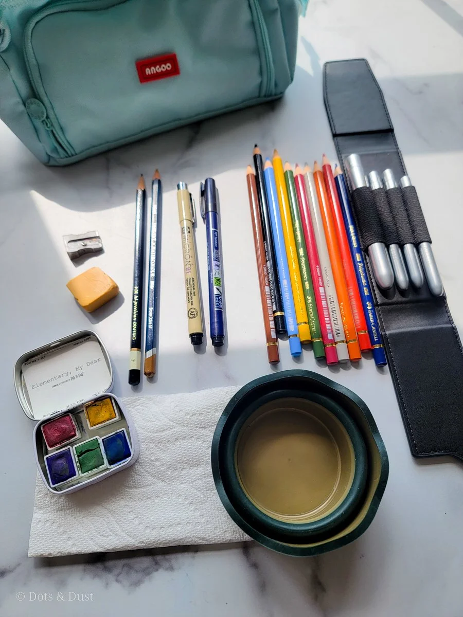My Travel Art Supplies