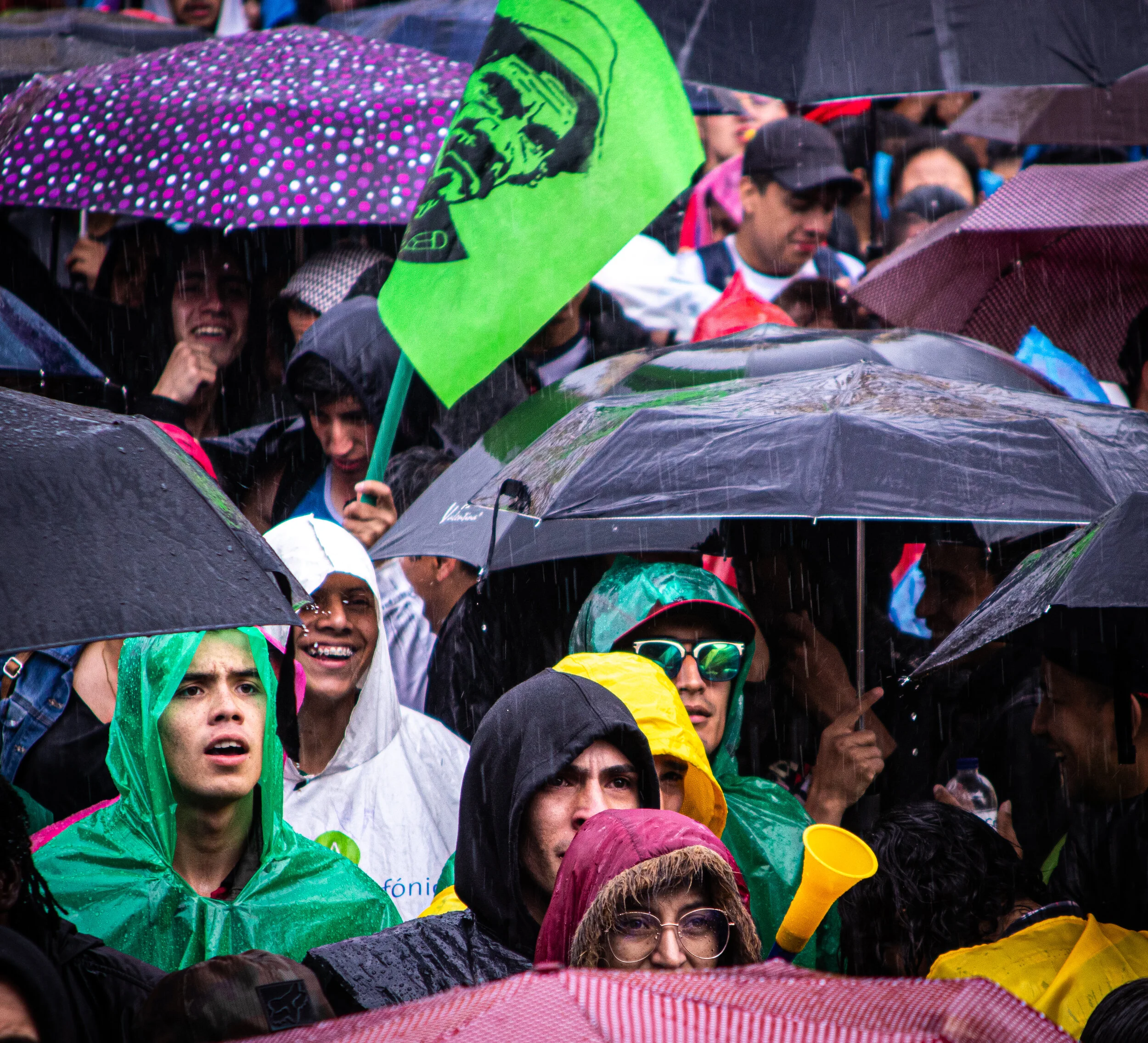 Protests in the Plaza Bolivar