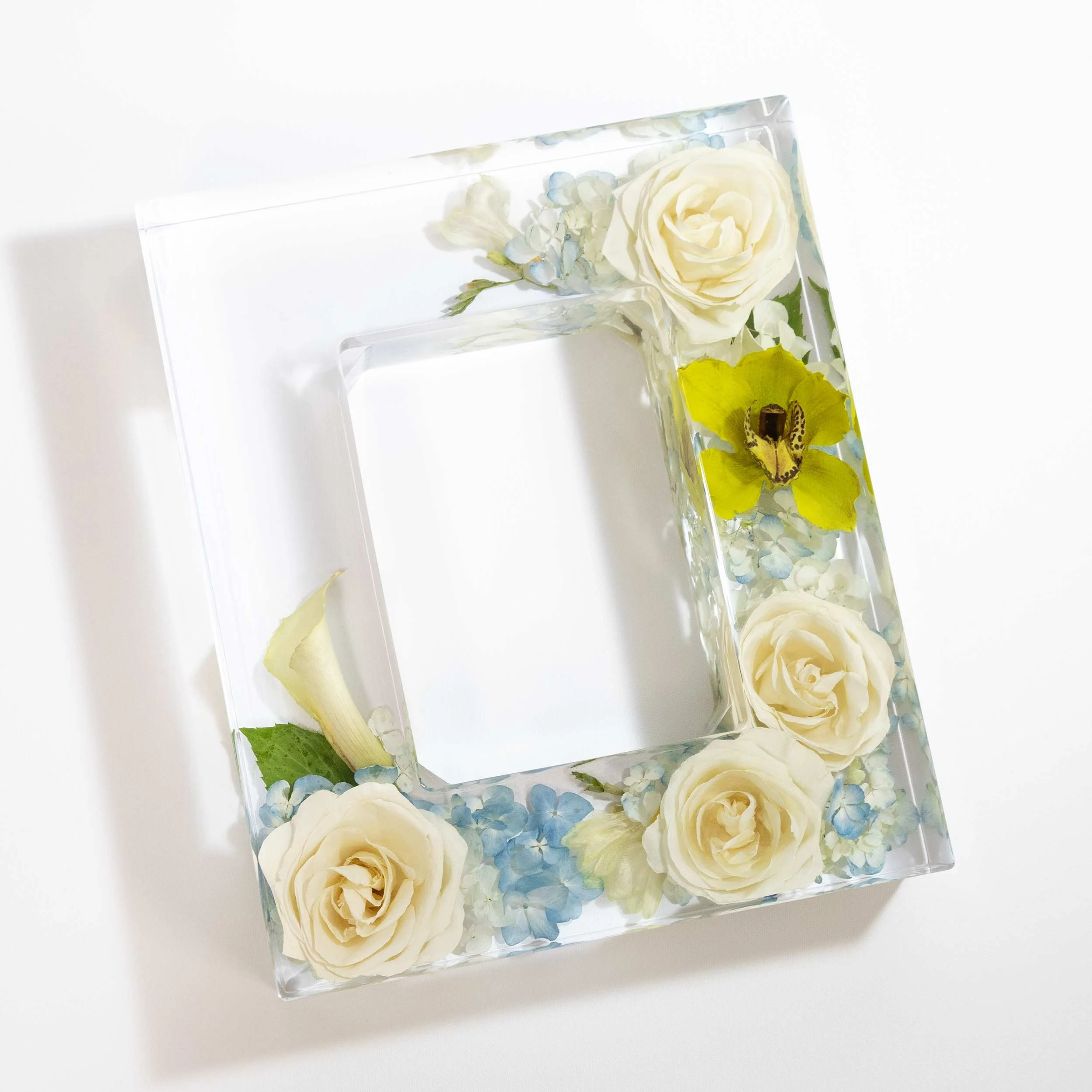 Honeybee For Keeps Wedding Bouquet Floral Resin Artwork Large Photo Invitation Frame