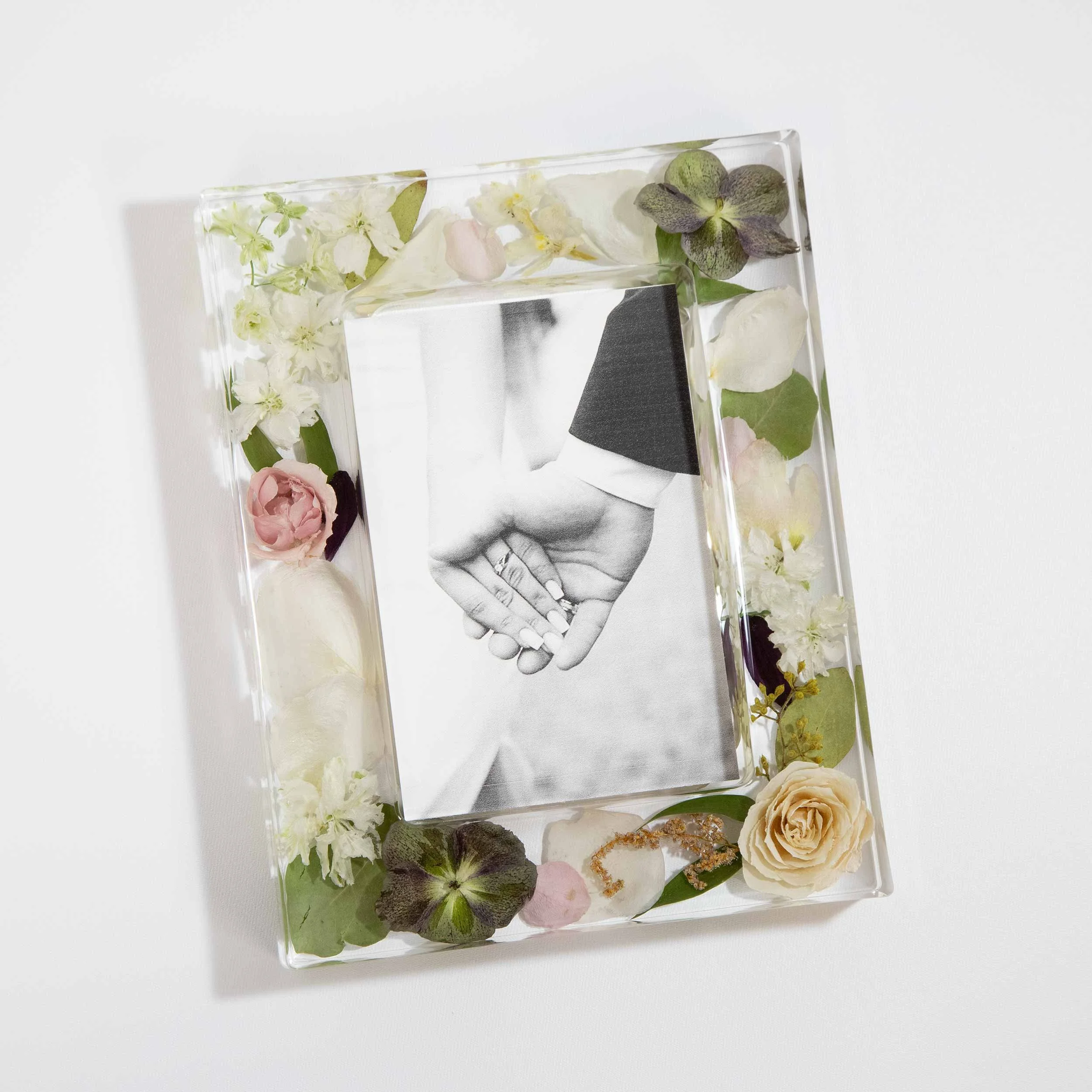 Honeybee For Keeps Wedding Bouquet Floral Resin Artwork Photo Frame