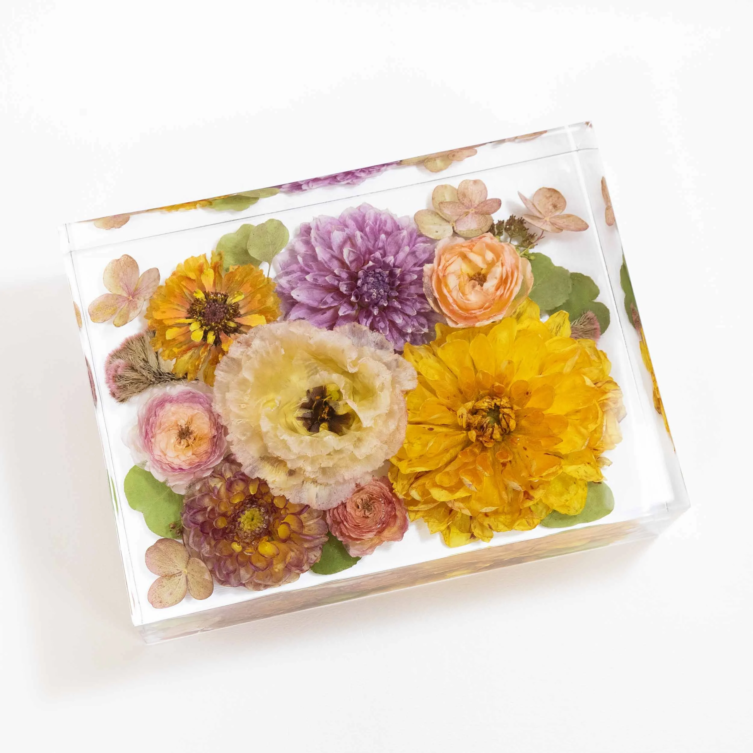 Honeybee For Keeps Wedding Bouquet Floral Resin Artwork Rectangle