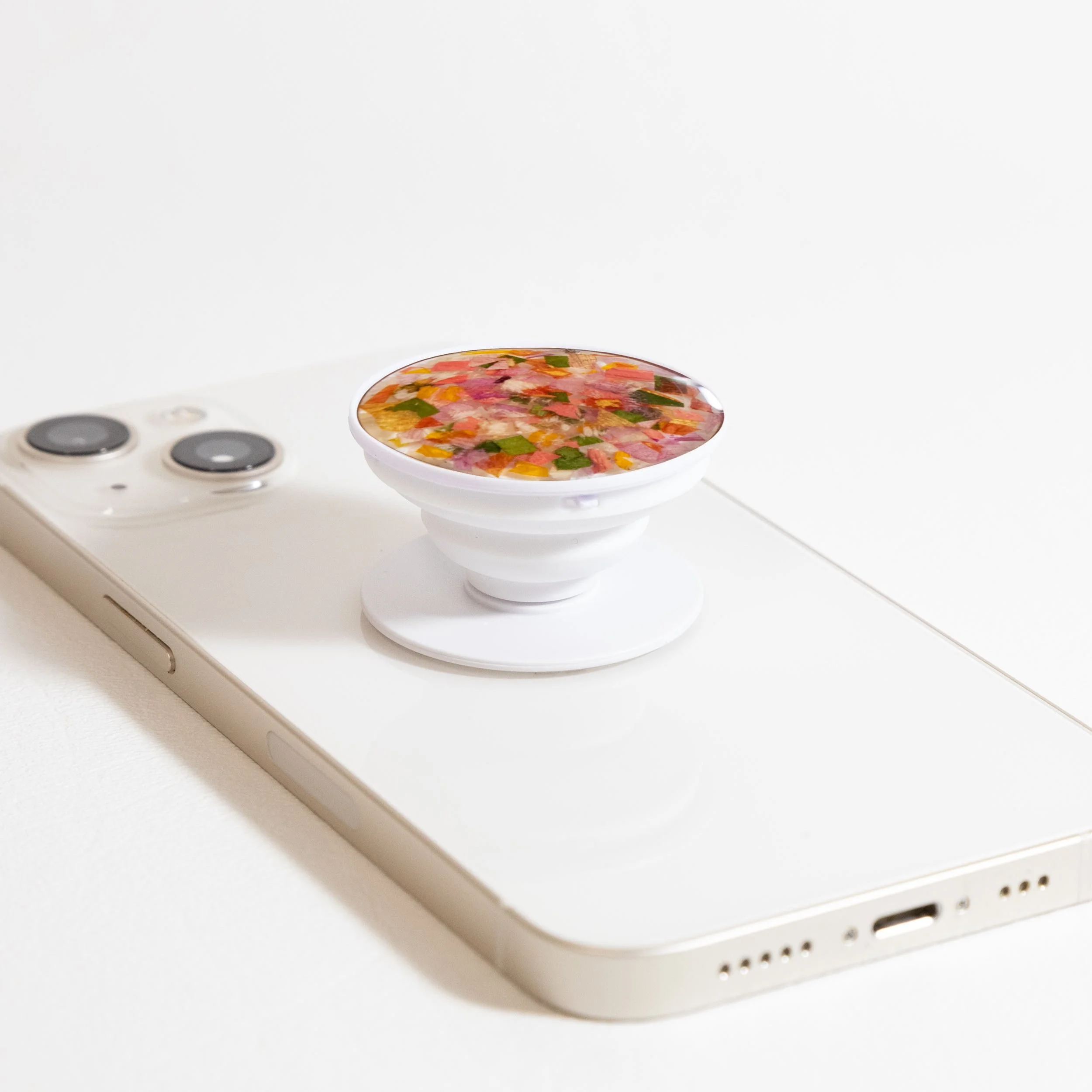 Honeybee For Keeps Wedding Bouquet Floral Resin Artwork Phone Grip