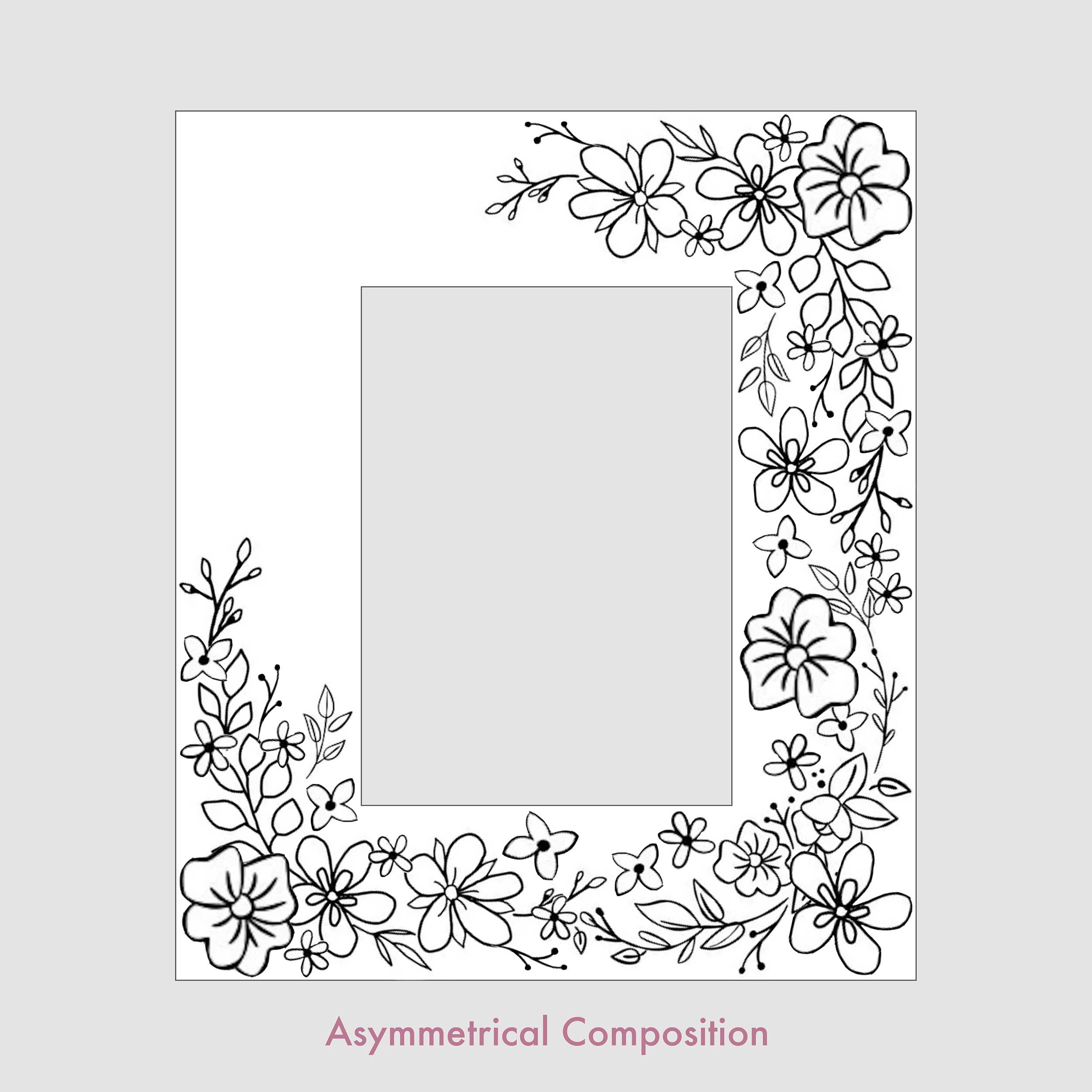Honeybee For Keeps Wedding Bouquet Floral Resin Artwork Large Photo Invitation Frame Asymmetrical Composition Example