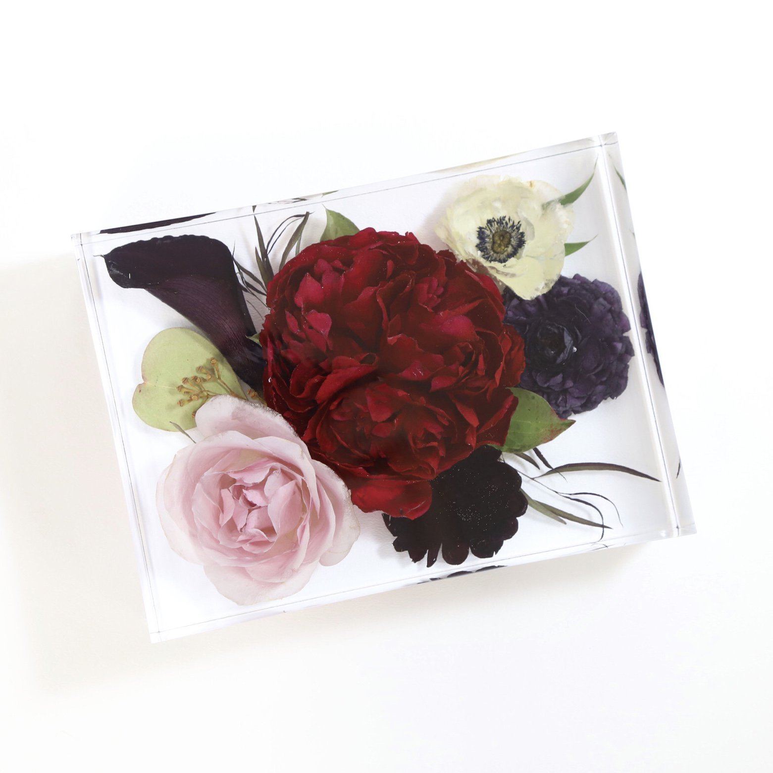 Honeybee For Keeps Wedding Bouquet Floral Resin Artwork Rectangle