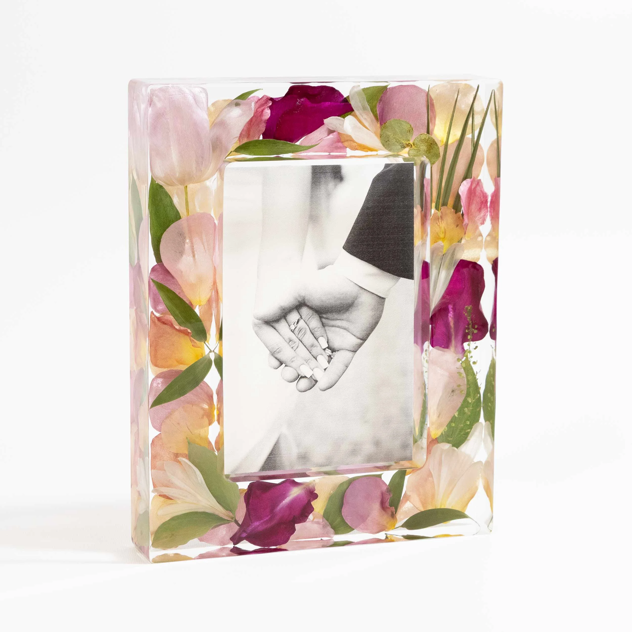 Honeybee For Keeps Wedding Bouquet Floral Resin Artwork Photo Frame