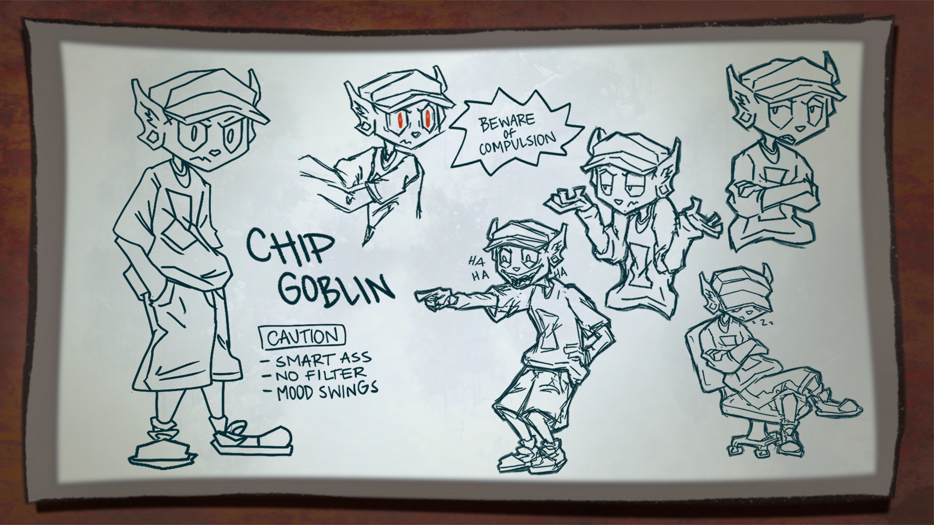 Chip iz the most sarcastic, moody, and hot headed wig there iz. He will tell you just how it iz and sometimez you cant even be mad at him for it. A little advice, do not argue with him when he tellz you what to do (he'll just compel you). He can be a