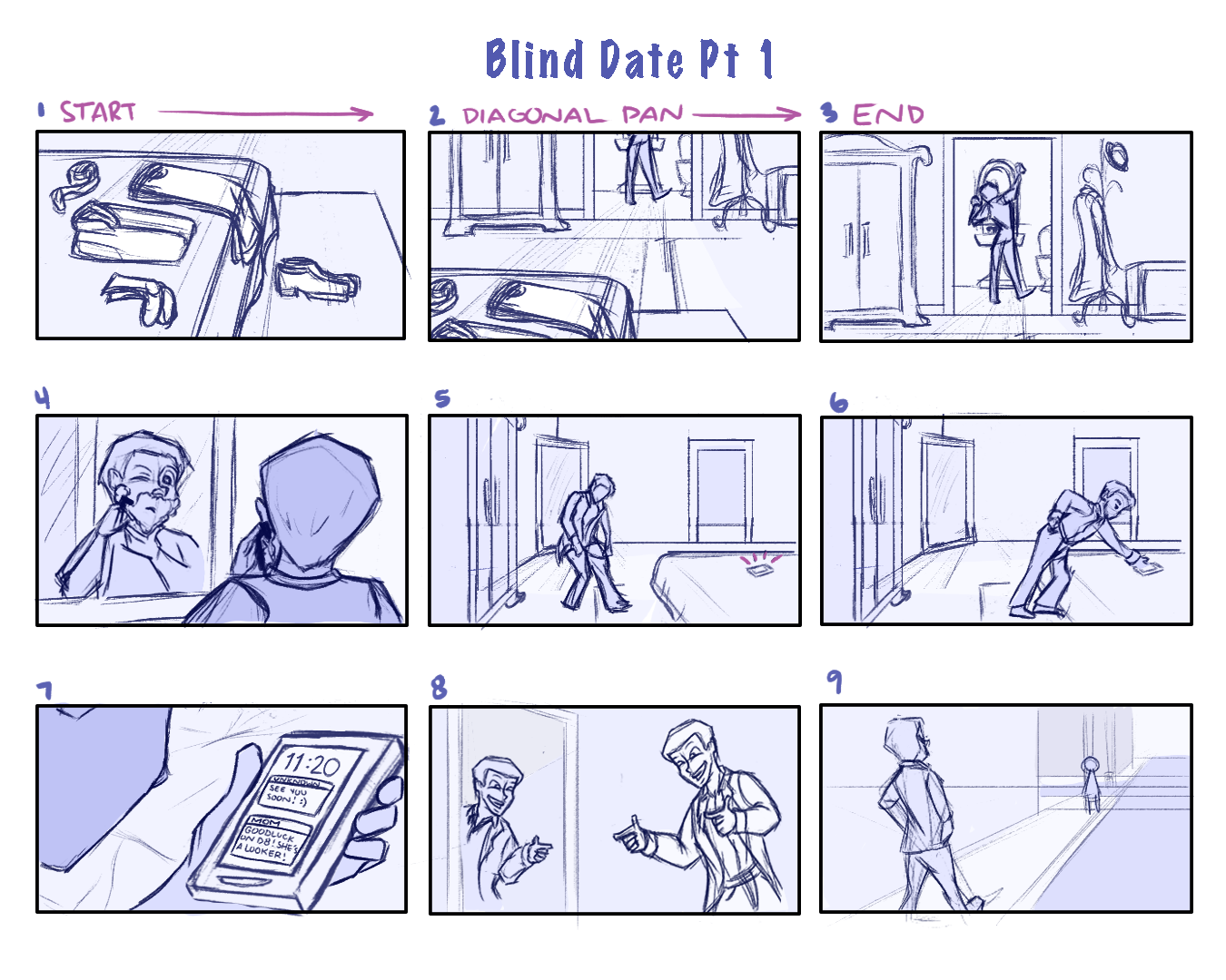 Prompt: Character crosses the street... what happens next?