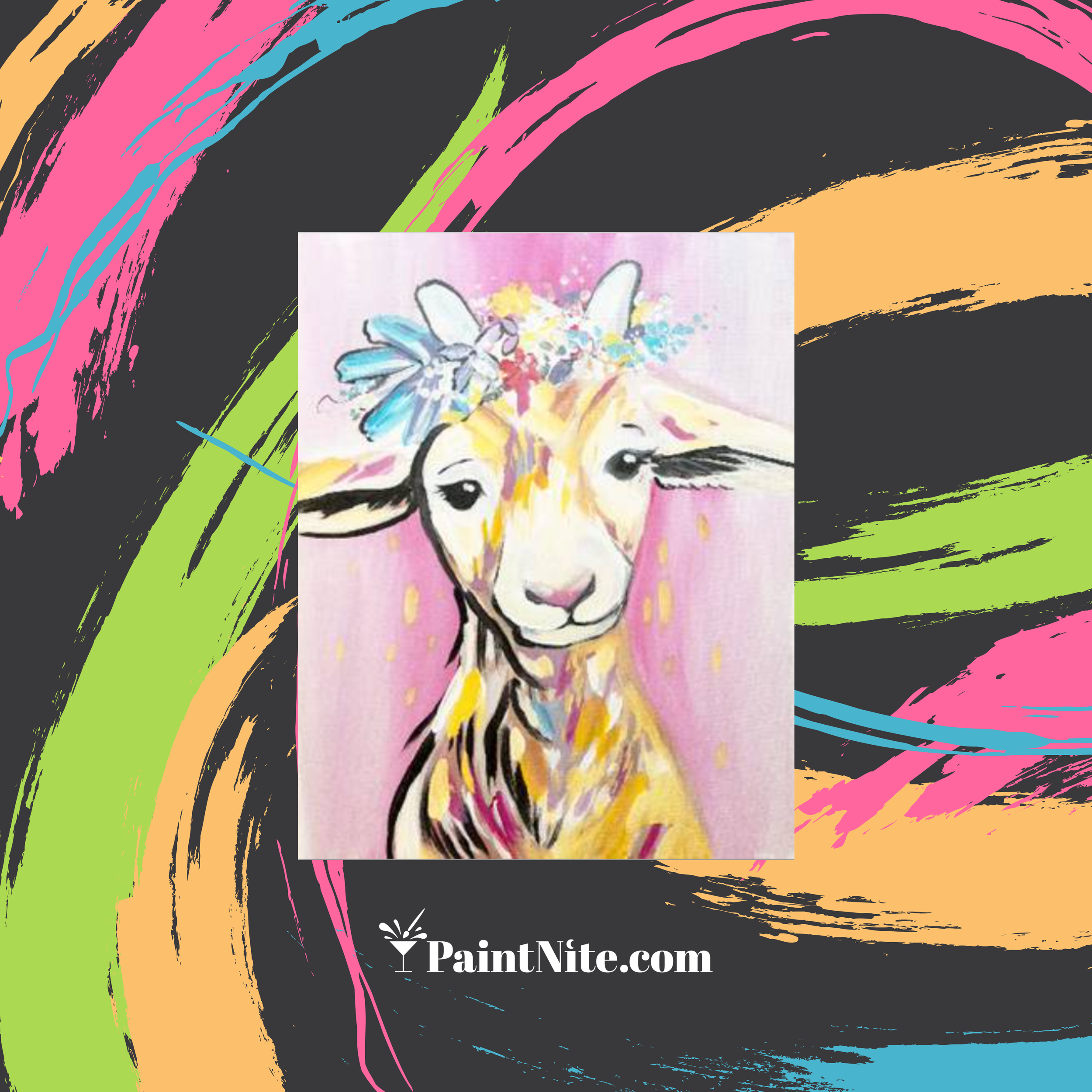 Floral Farm: Baby Goat