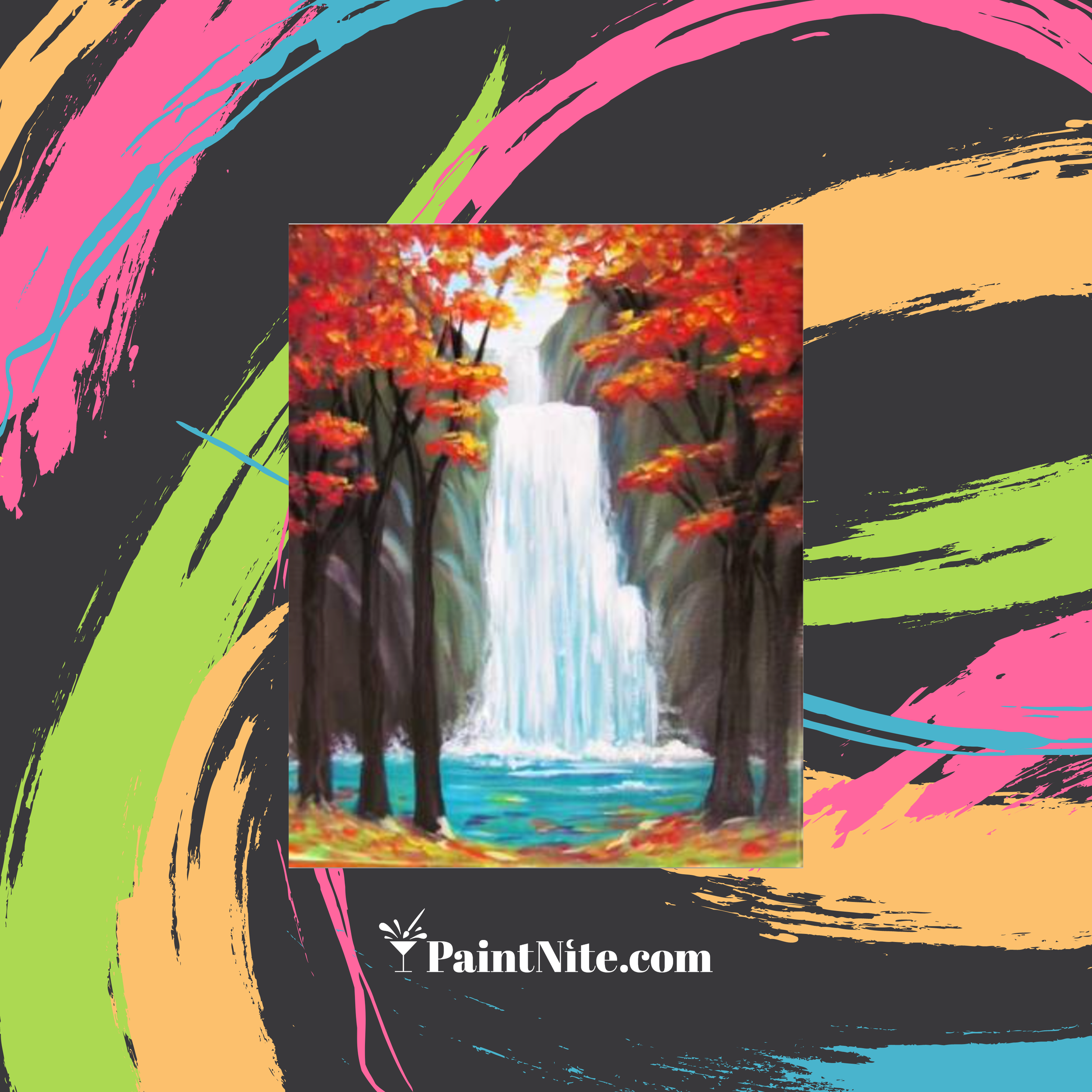 Waterfalls in Autumn
