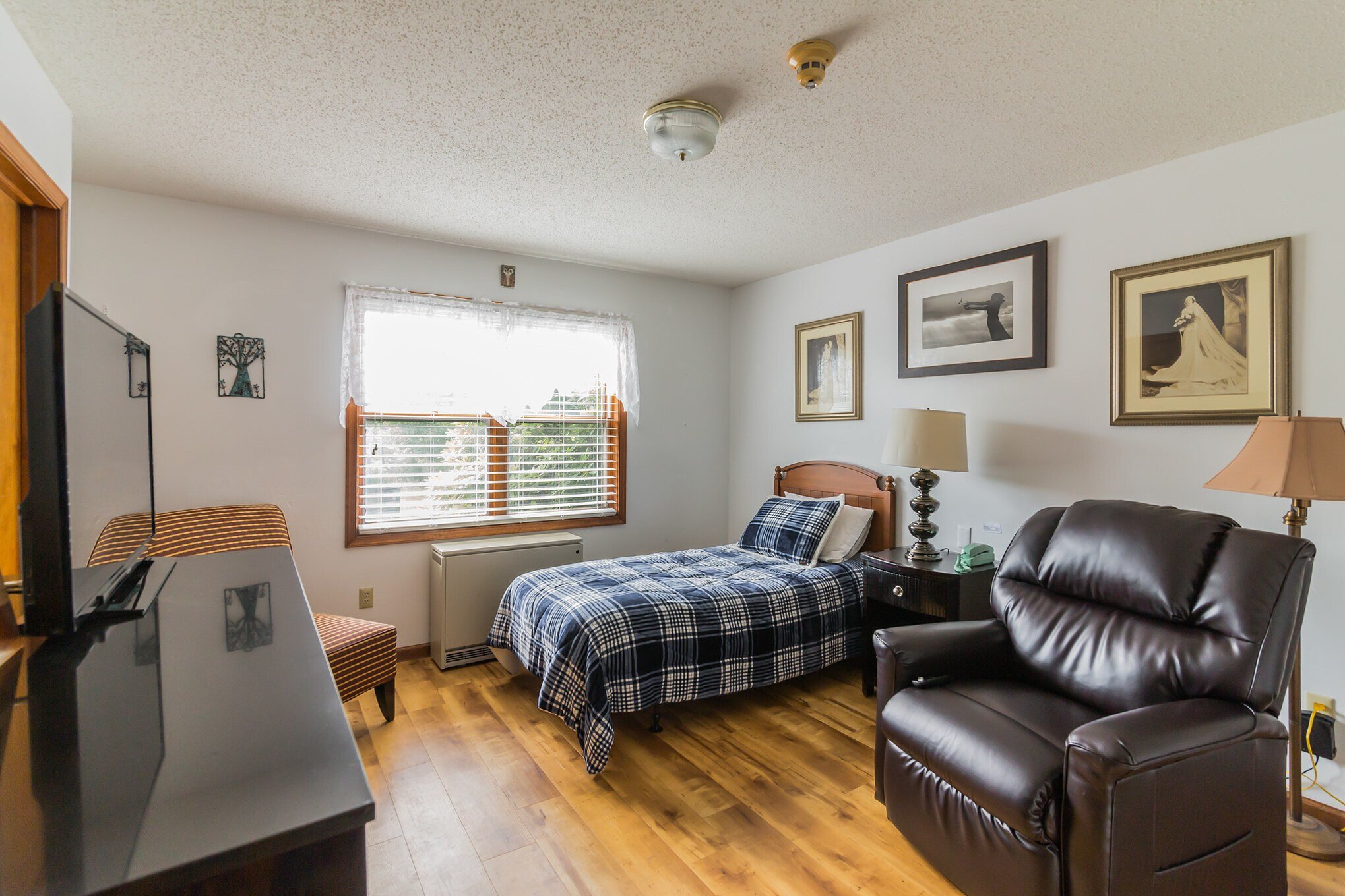 Resident room at Twin Cedar Senior Living personal care home in Shohola, PA