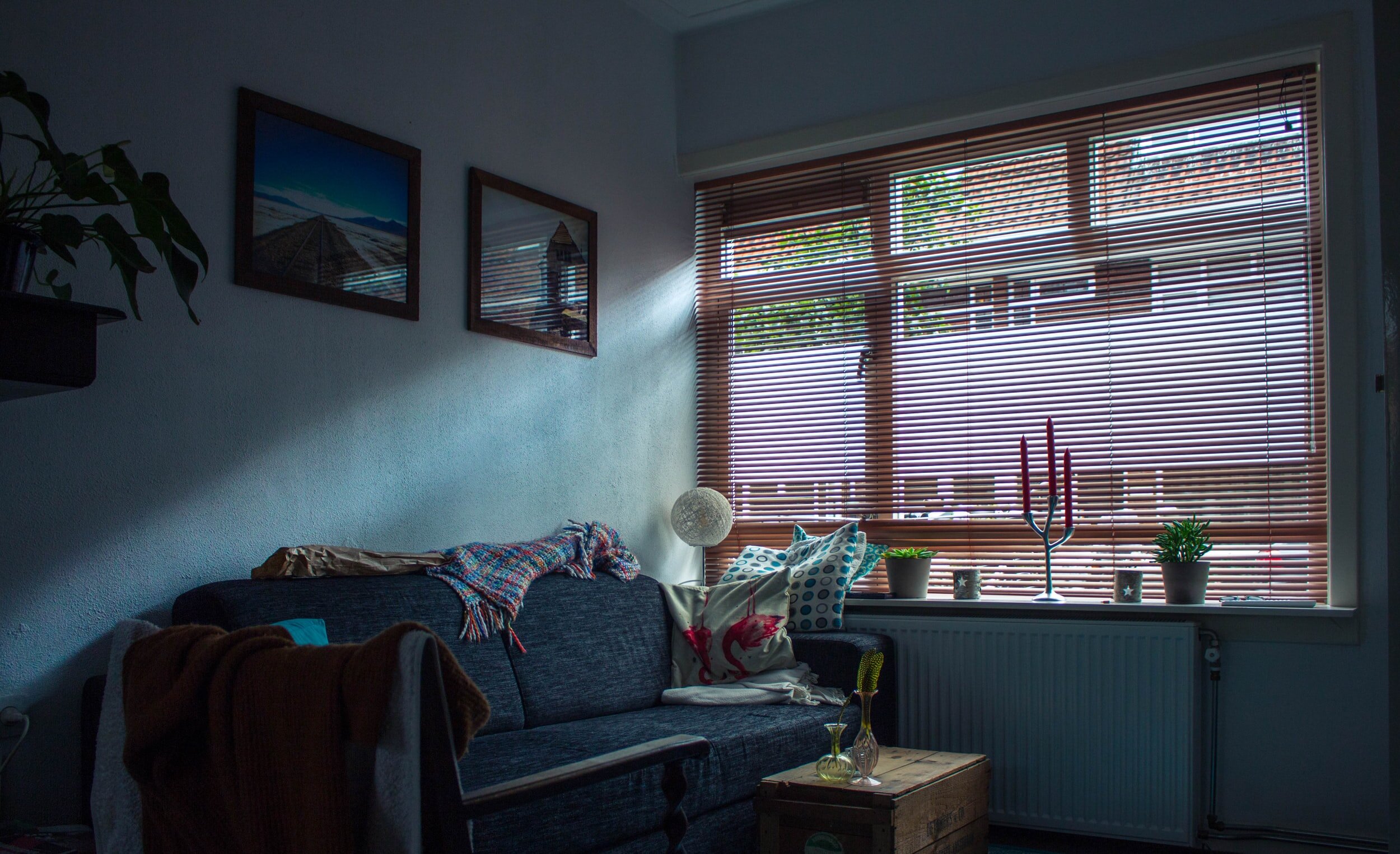 What I picture Jethro’s original house/living room looking like. When he lives alone, I doubt he’d be into flamingo pillows or maintaining any house plants.
