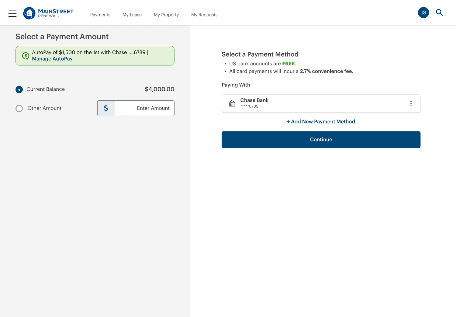 Active Autopay status