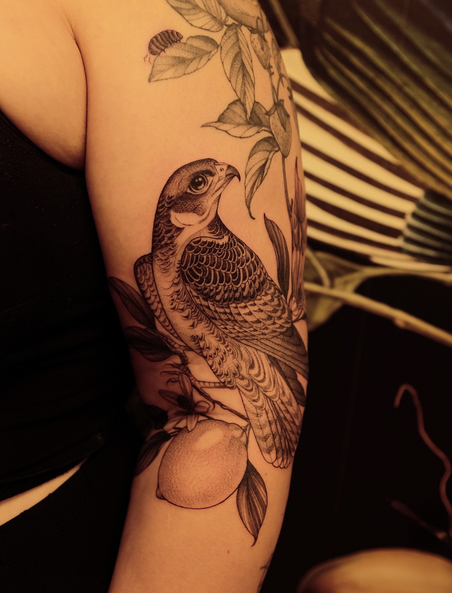 Peregrine🌻
For their little one, thank you Kayla!
Love how this wraps and flows down the arm.
Made with love @springfevertattoo