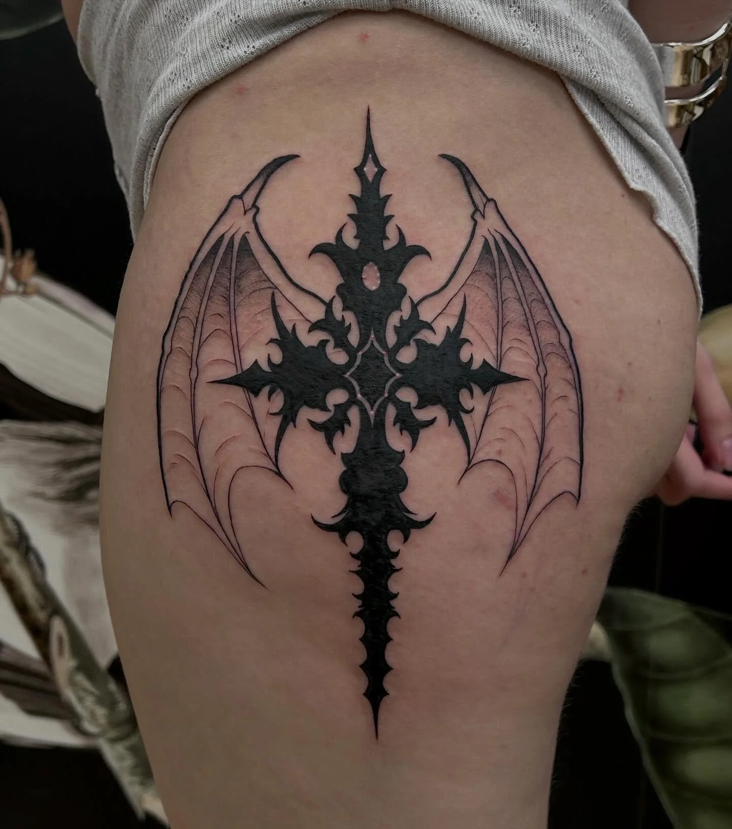 From my flash 🖤 made at @springfevertattoo