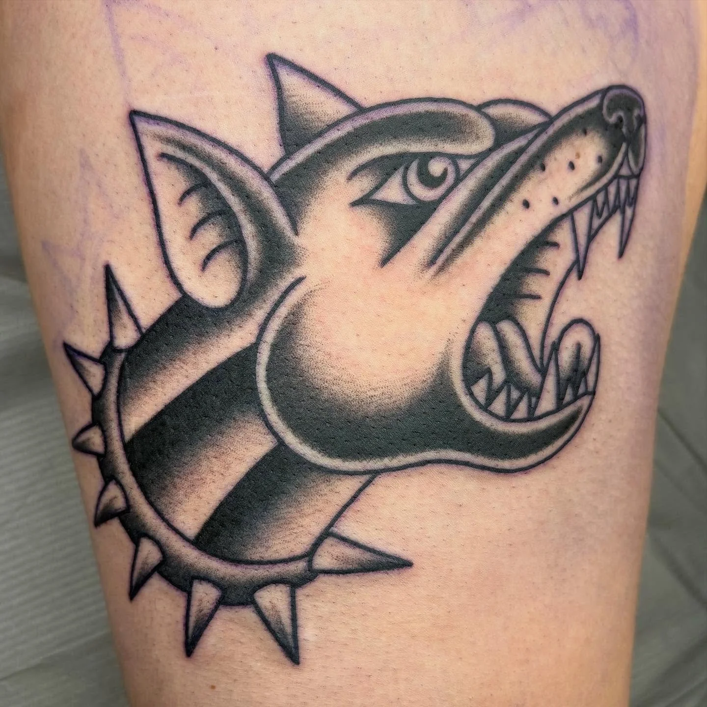 I GOT THAT DAWG IN ME! WELL MAYBE NOT THIS DAWG. THE DAWG IN ME IS A LOT SMALLER AND LESS AGGRESSIVE. SMOOSHED FACE, CURLY TAIL, BUGGY EYES. A PUG. THE DAWG IN ME IS A PUG.
THANKS RILEY!