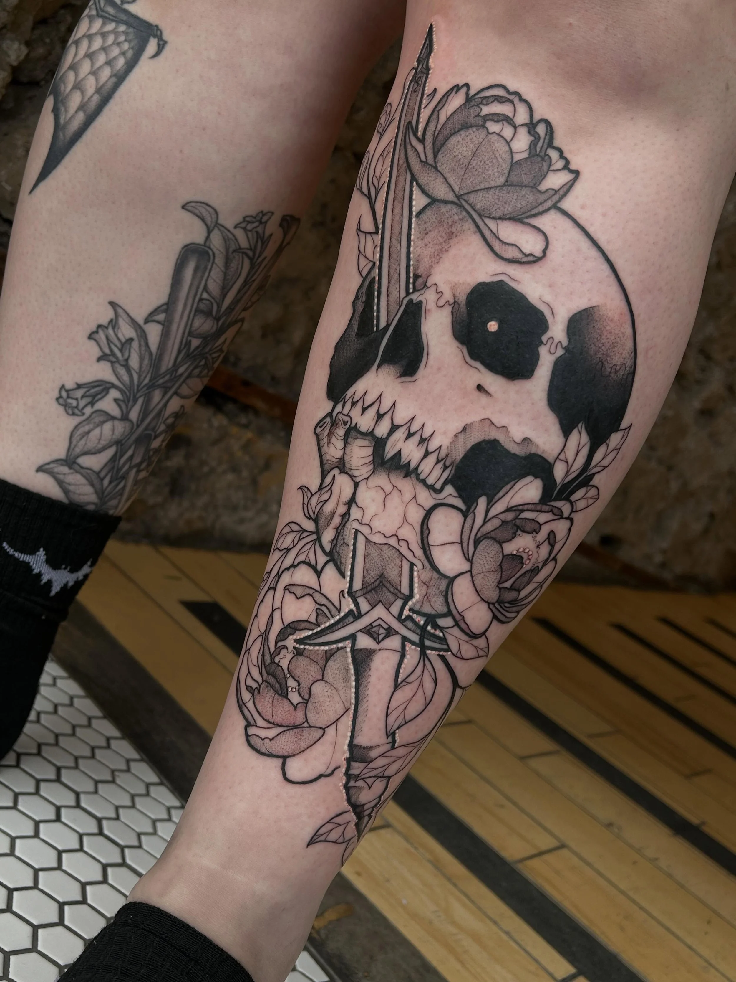 From my flash, thank you 🖤 made at @springfevertattoo