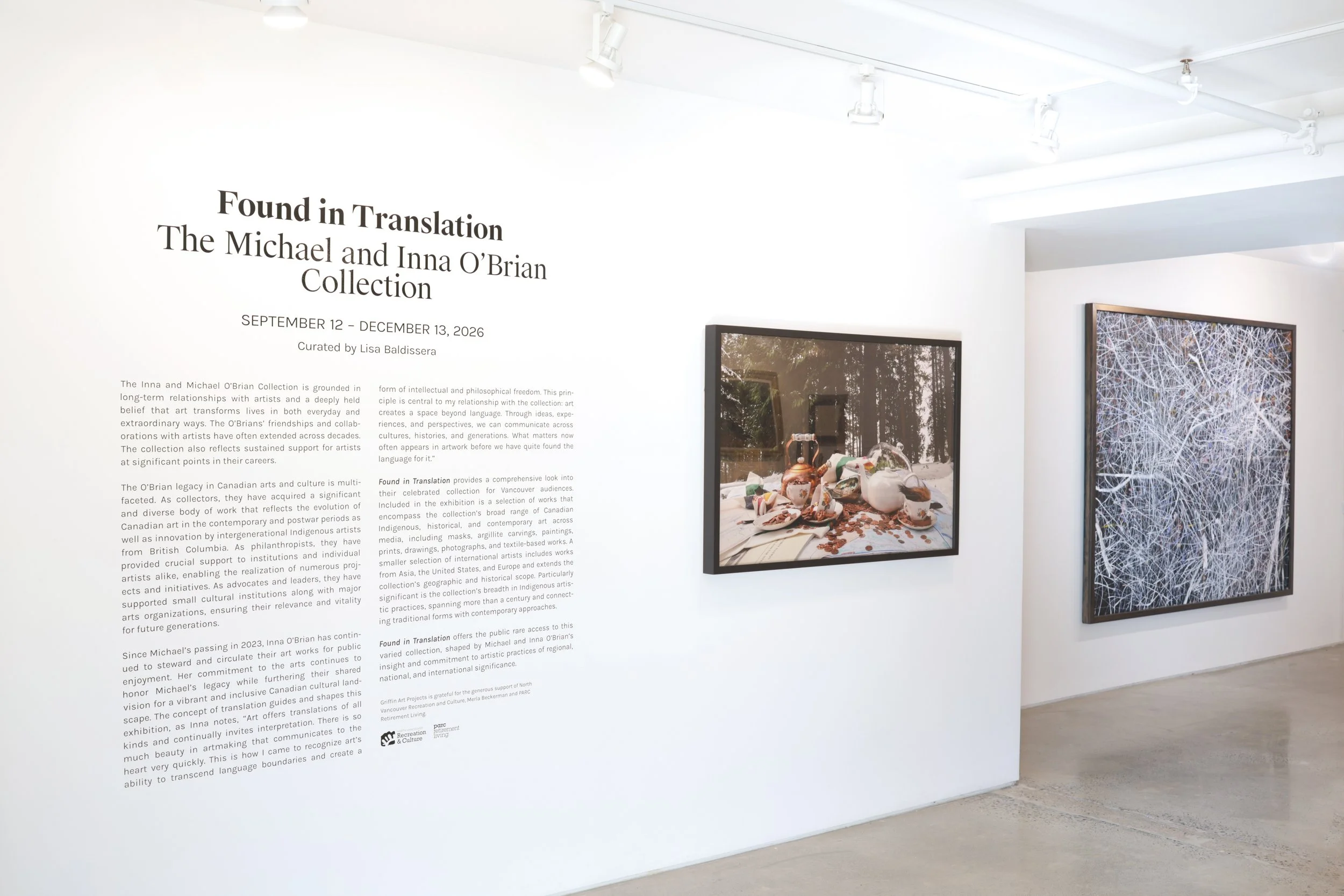 Found in Translation: The Michael and Inna O’Brian Collection, Installation View, 2026. Photo: Tim Chang.