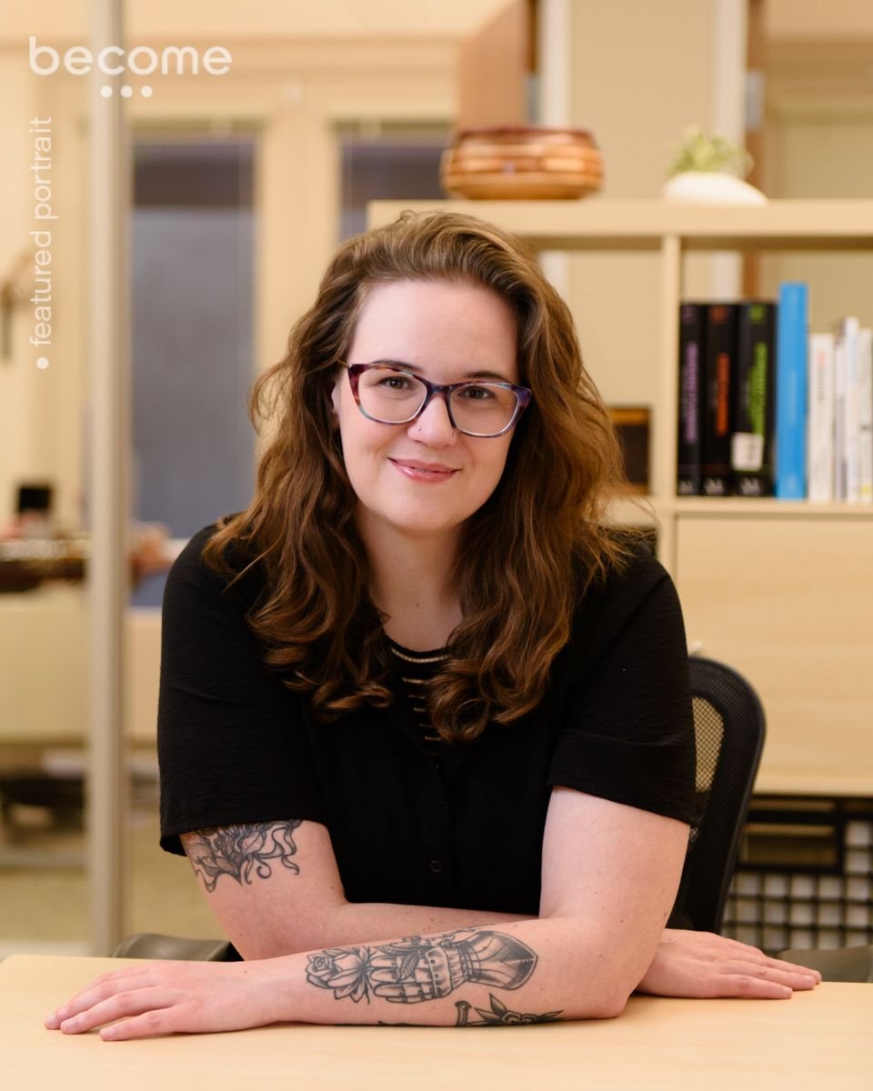 There&rsquo;s something special about photographing someone in their own space.

People settle in. It becomes less about &ldquo;having your photo taken&rdquo; and more about simply being. ✨

This session was in an all-women financial office with such