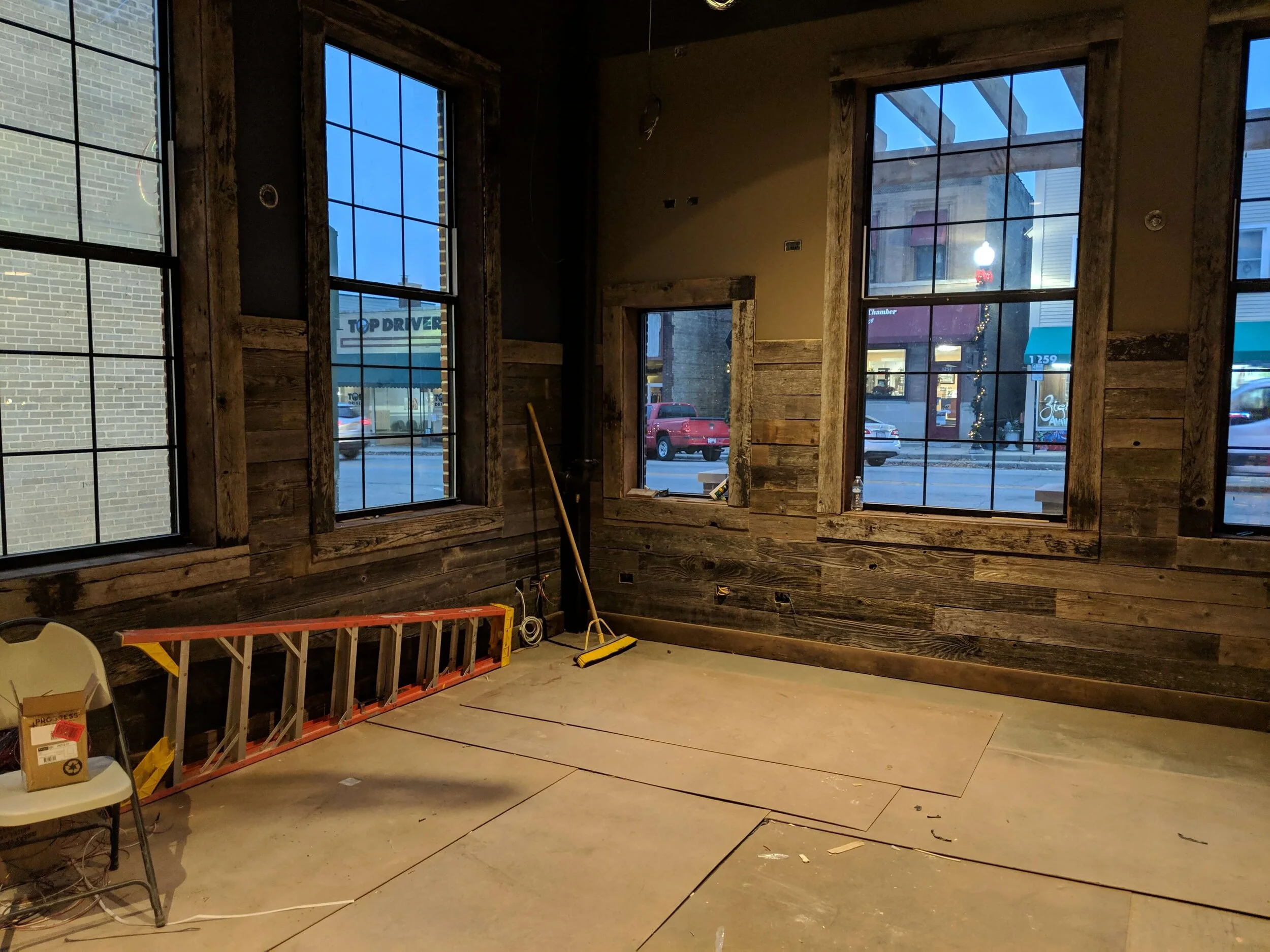 Jexal's, McHenry — Little Board Woodworking Reclaimed Wood Furniture