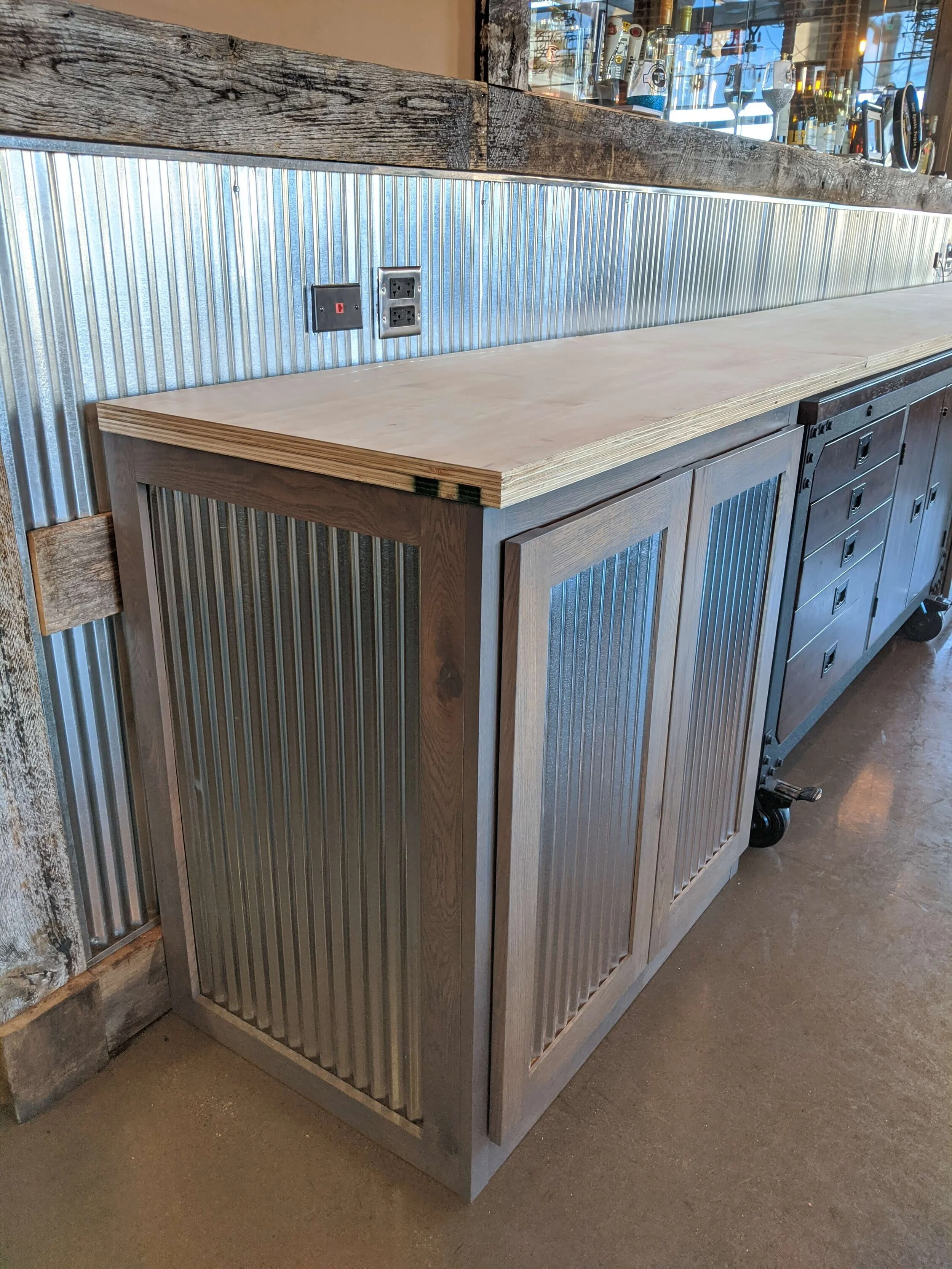 Jexal's, McHenry — Little Board Woodworking Reclaimed Wood Furniture