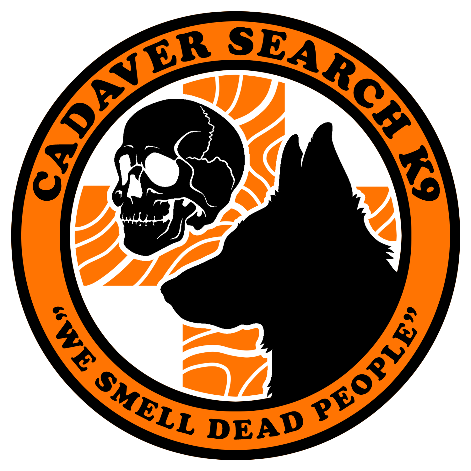 Cadaver Search K9 Sticker Design