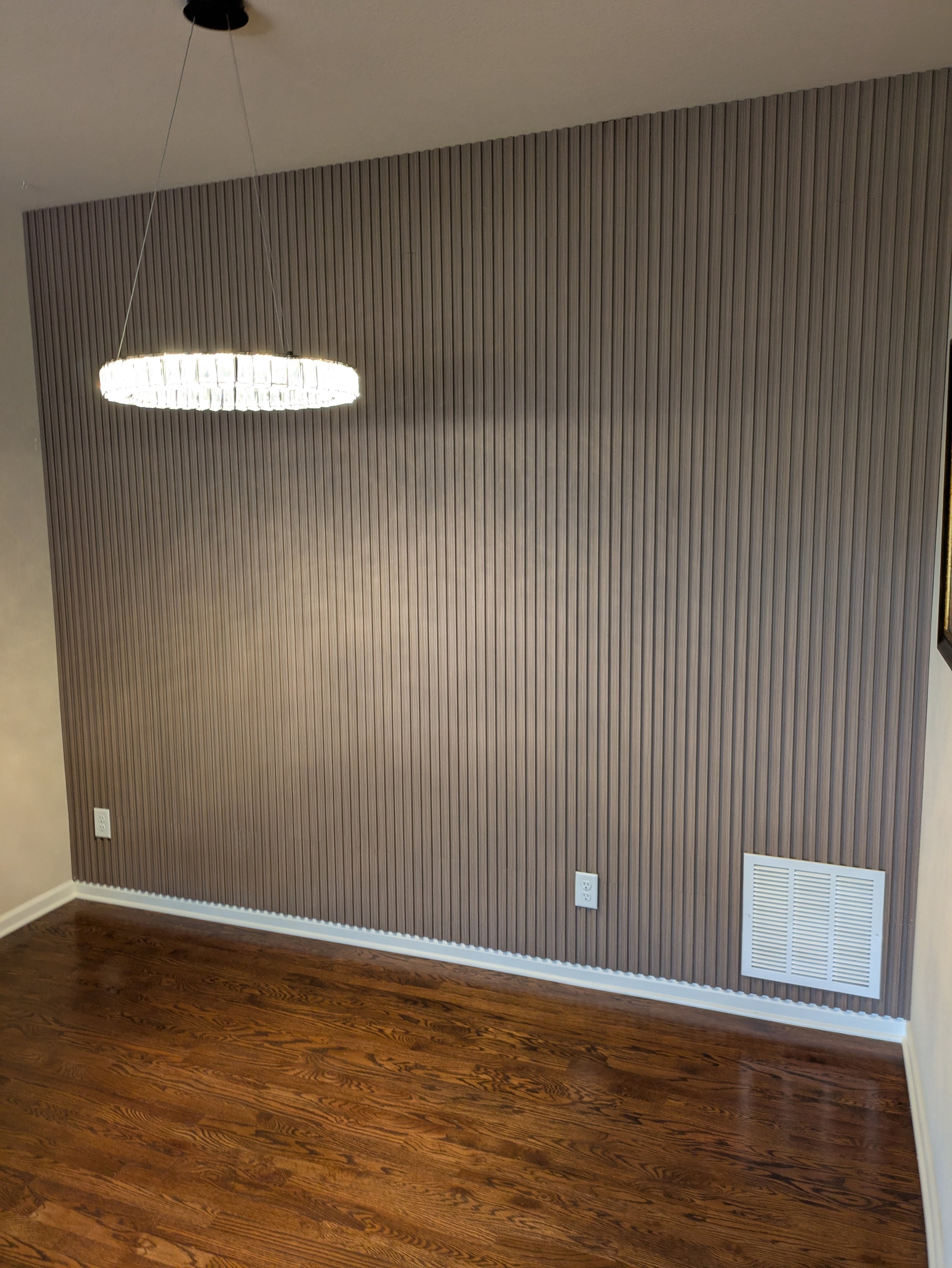 Acoustical tile accent wall