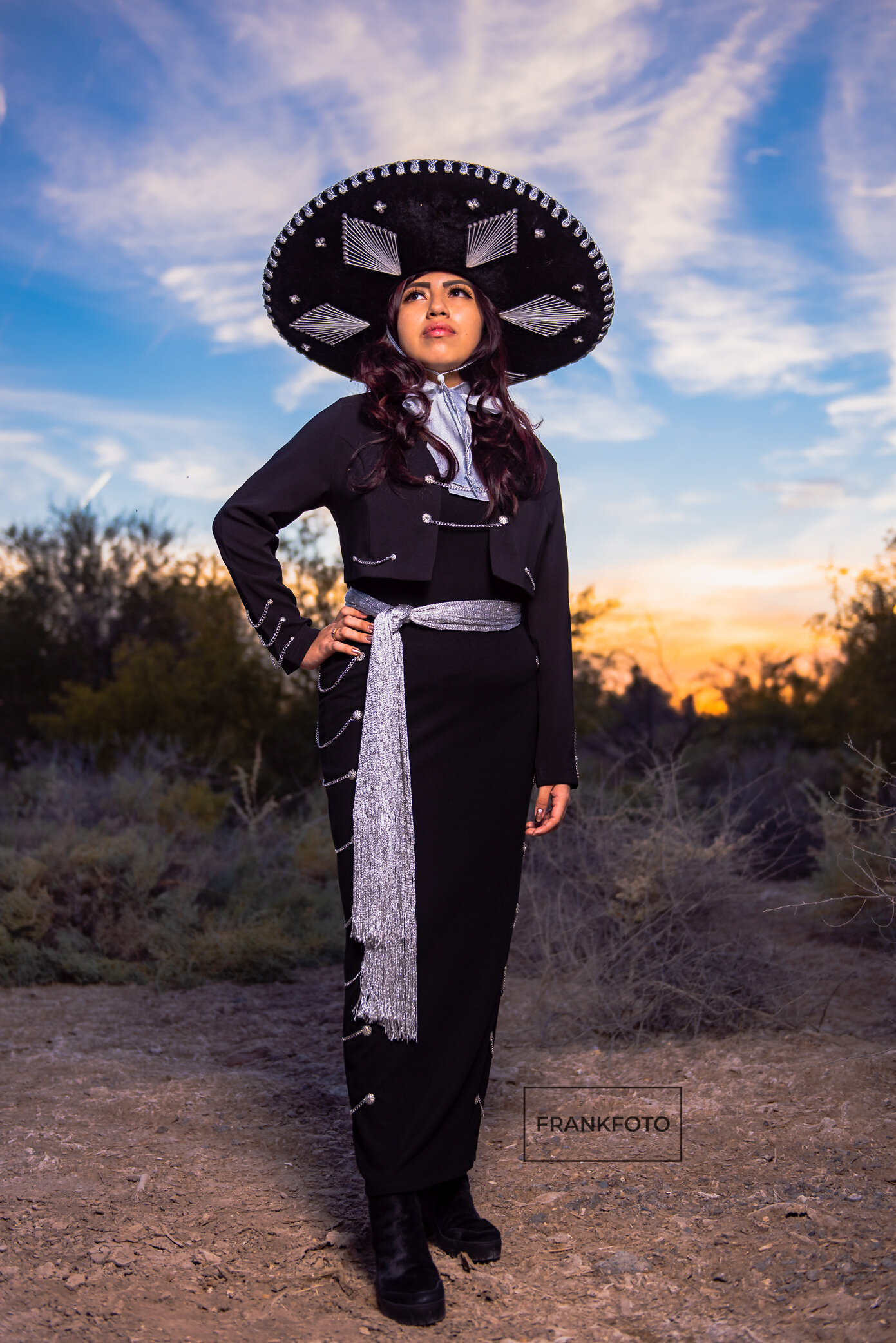 Senior photo Clark County Wetlands Park Las Vegas Henderson
