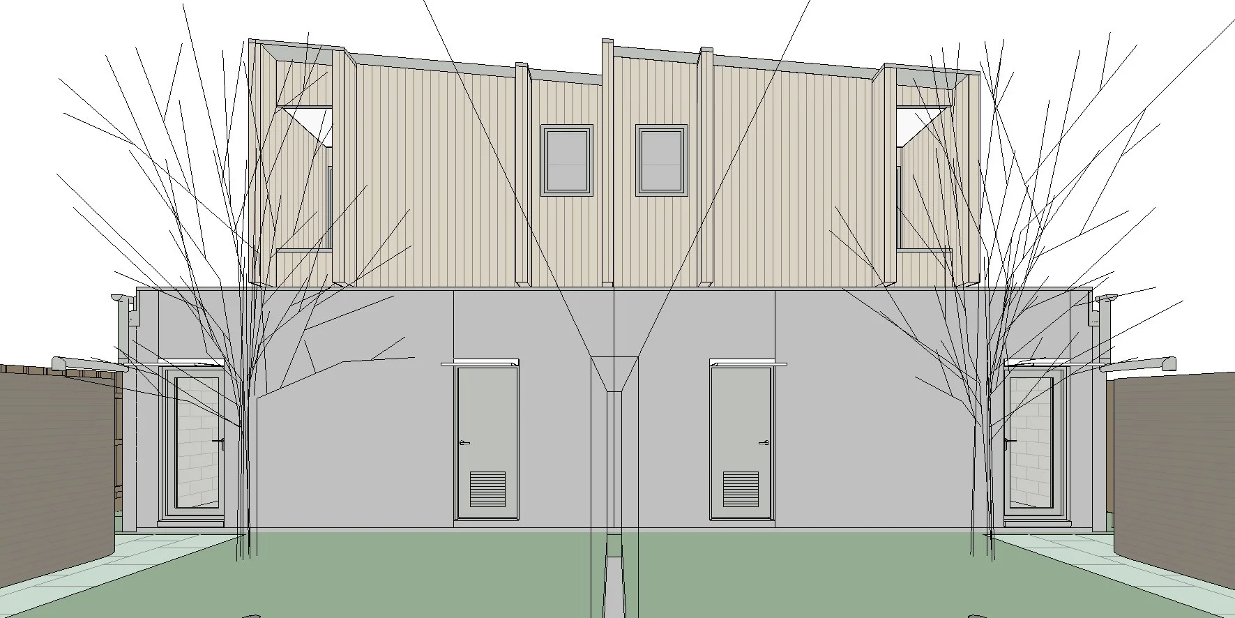 Coburg Townhouse - 3D View - Garage View 2.jpg