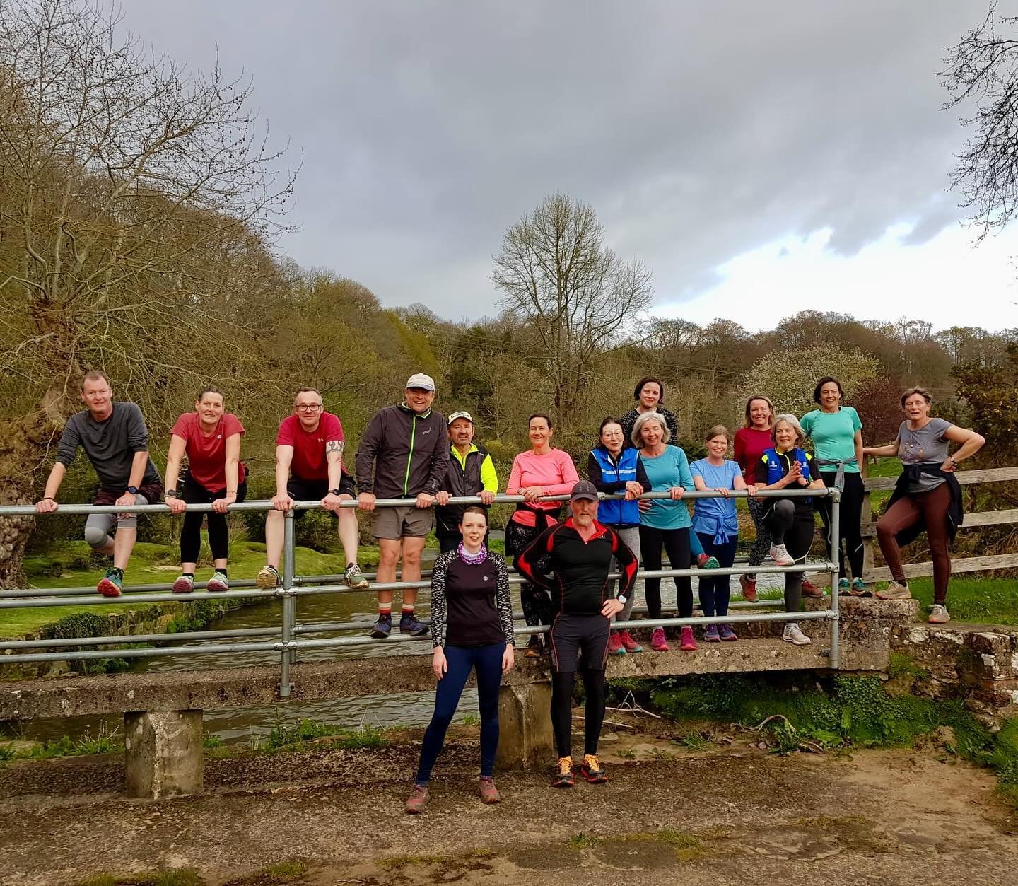 Now that the evenings are getting lighter we&rsquo;ve been able to get out on the trails without our headtorches 😃 Still plenty of mud but at least we can see it now 💩👍🏻 #midhurst #midhurstmilers #trailrunning