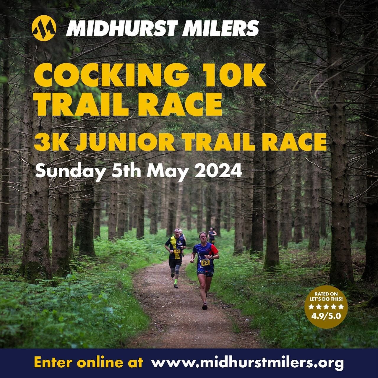 Not long to go before this year&rsquo;s Cocking Trail Race 🏃🏃&zwj;♀️🏃&zwj;♂️ We&rsquo;ve already got more entries than last year and we&rsquo;d love to see you if you&rsquo;ve not already signed up! More details on our website, link in bio. ..

#m