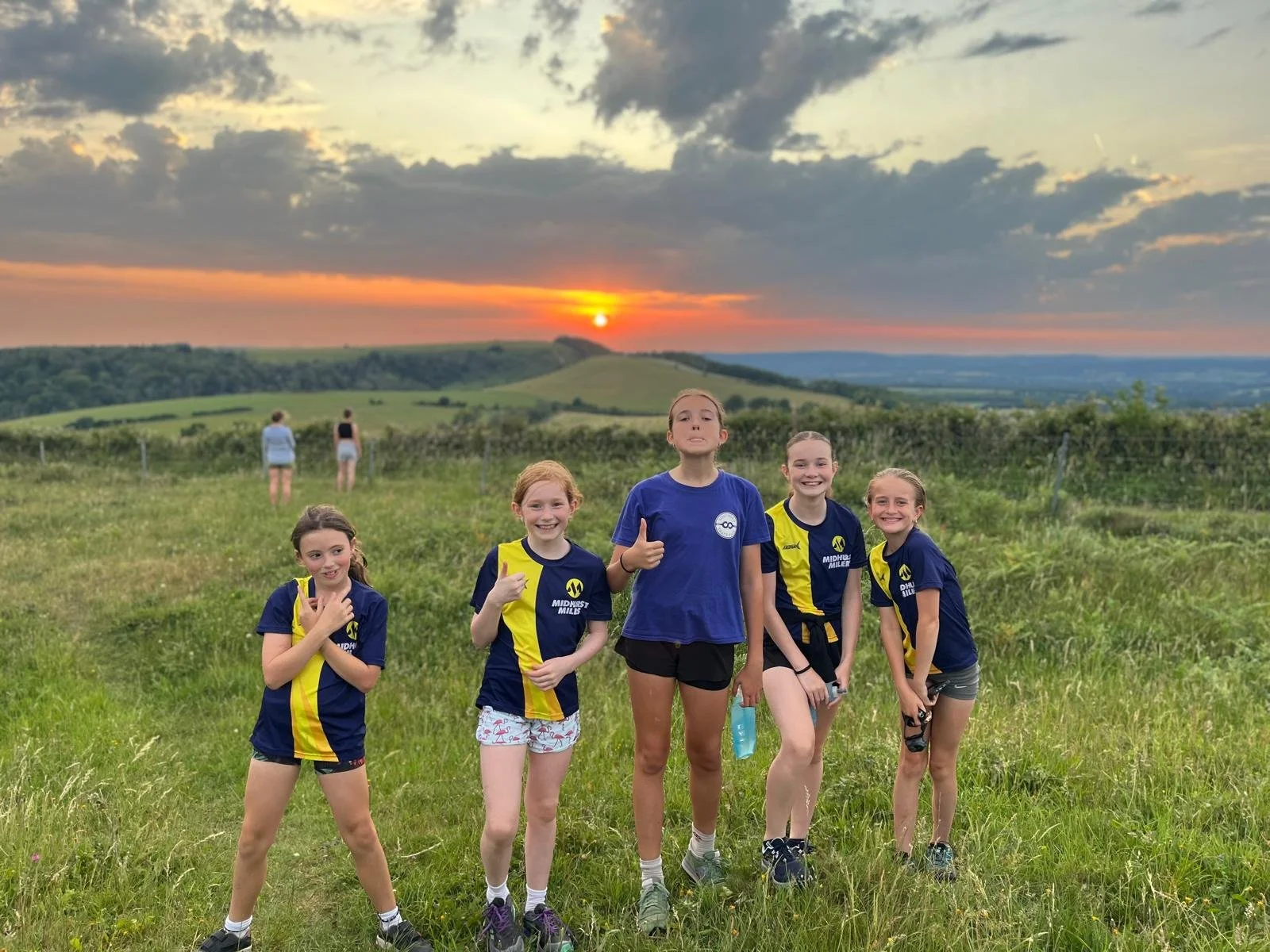 Junior Midhurst Milers Summer Solstice run to the Devils Jumps