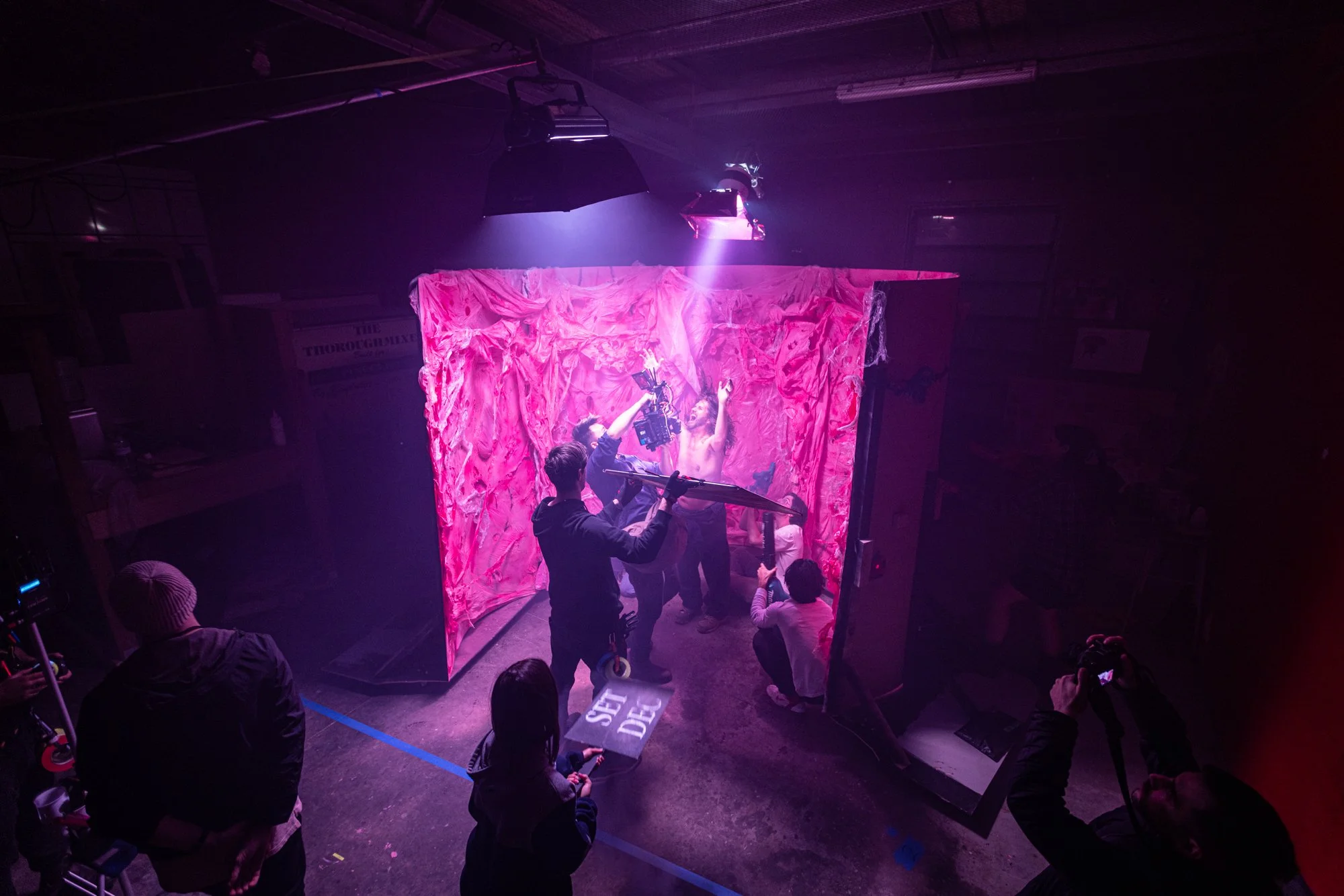 The rotating stomach set I designed for 'Flappy'