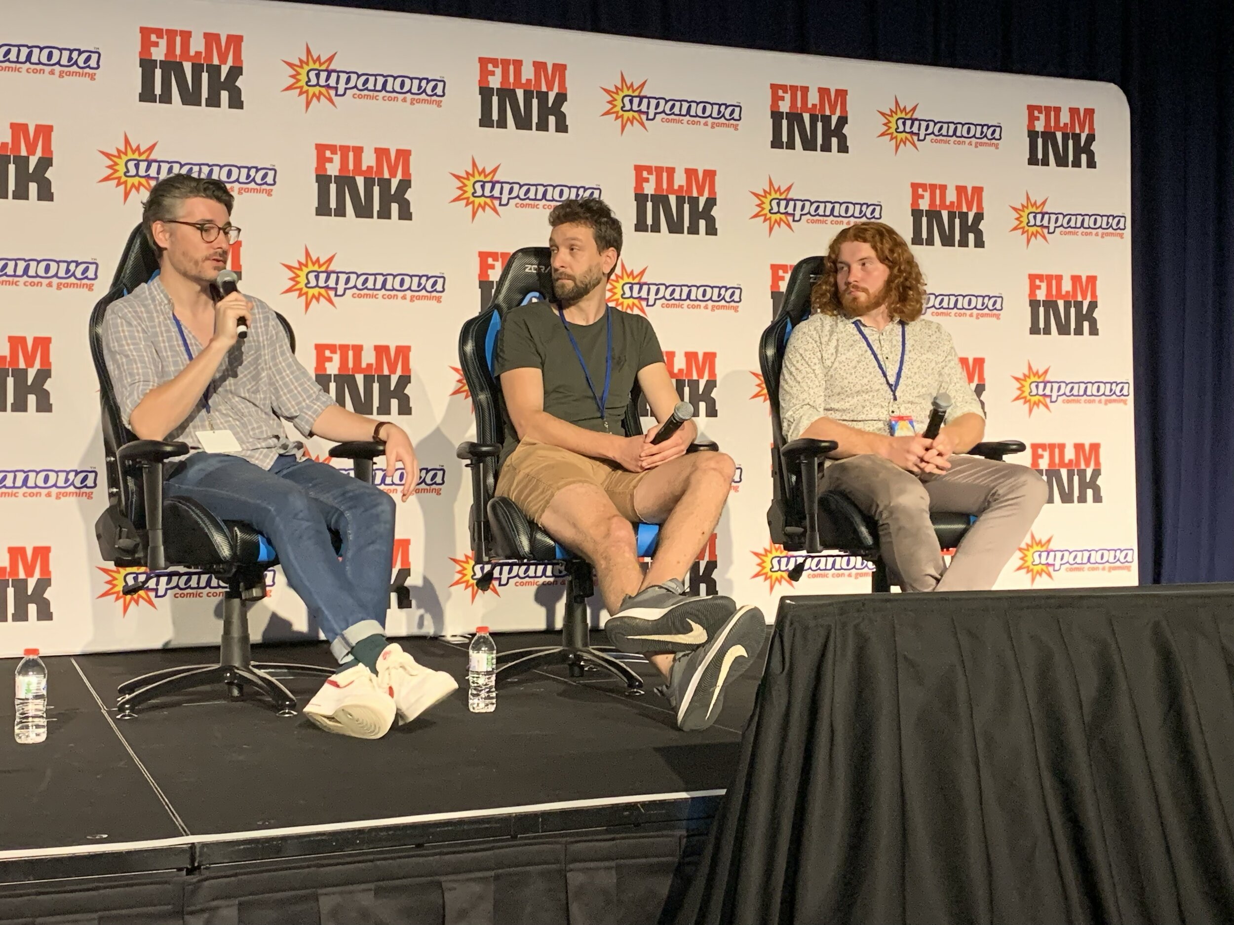 Supanova panel for 'Two Heads Creek' with Jesse O'Brien (director) and Sam Baulch (cinematographer)