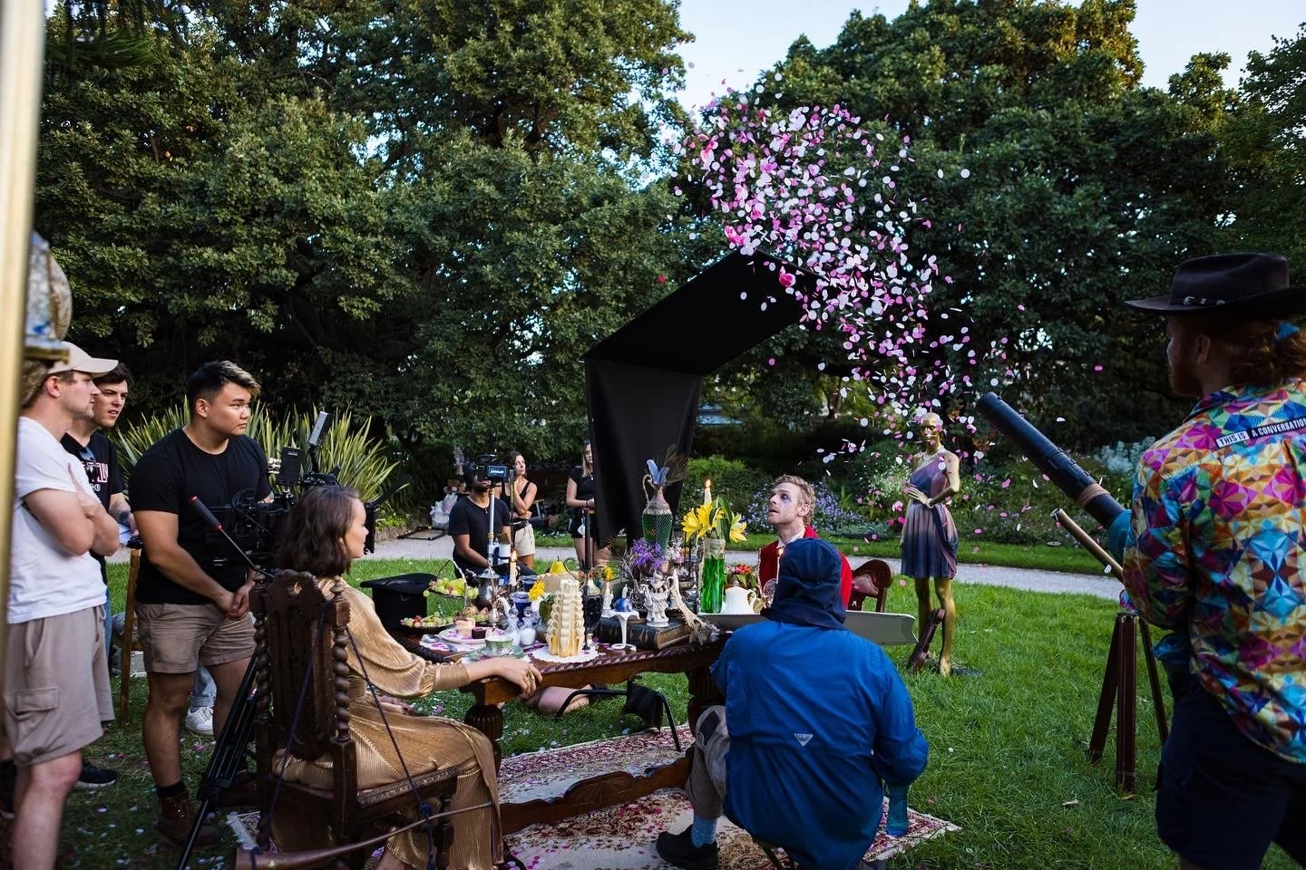 Confetti explosions on 'The Saboteur'