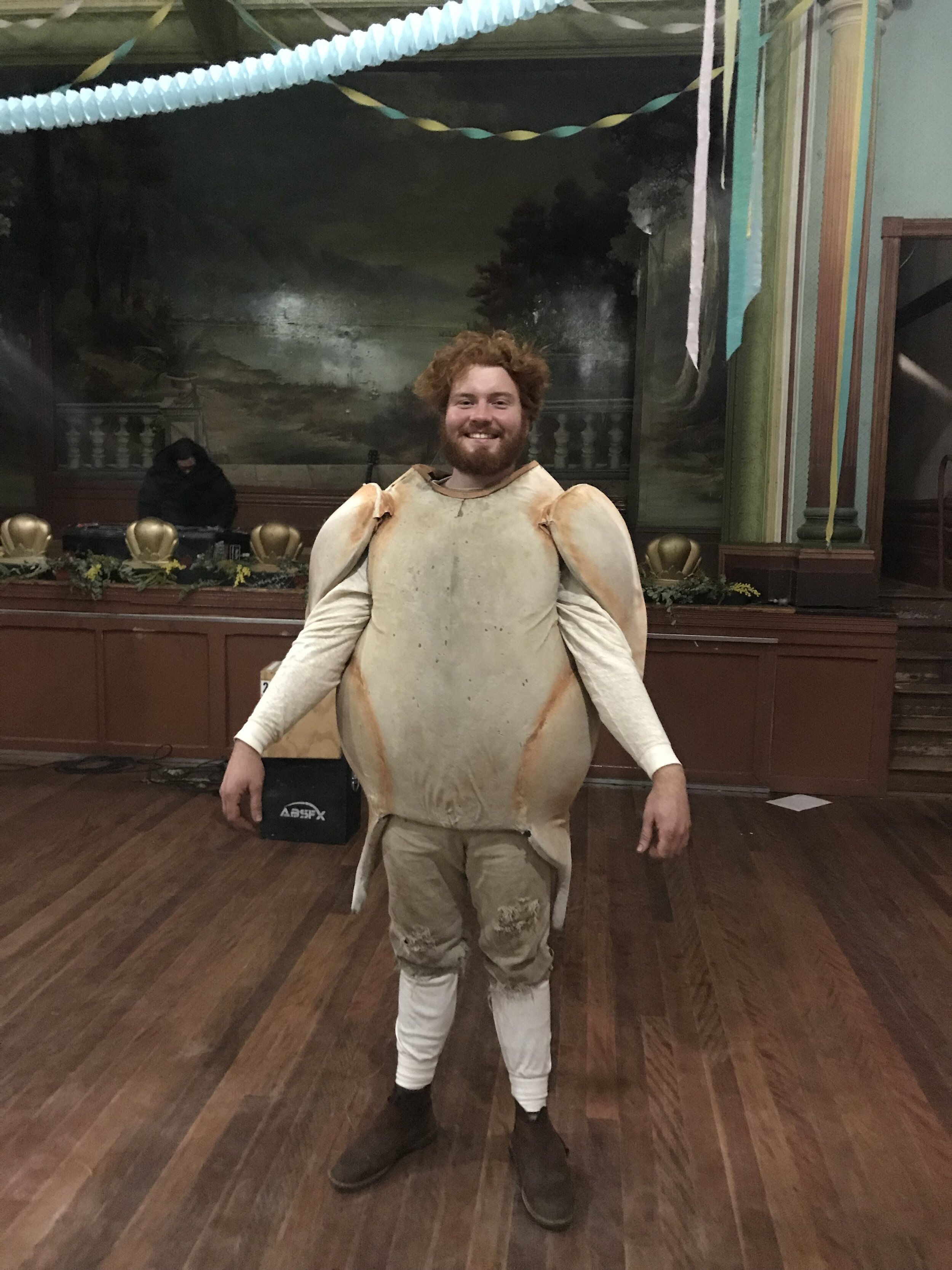 While doing SFX on 'True History of the Kelly Gang' I had a cameo as a Roast Chicken