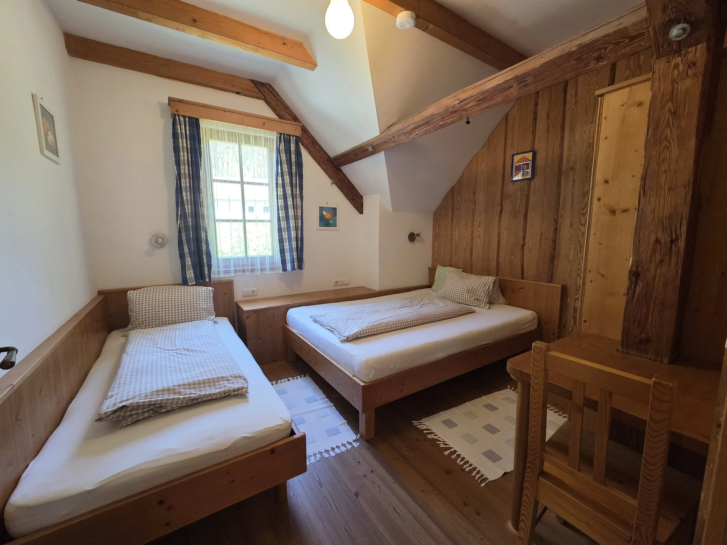 Kinderschlafzimmer in der Ferienwohnung Presshütte