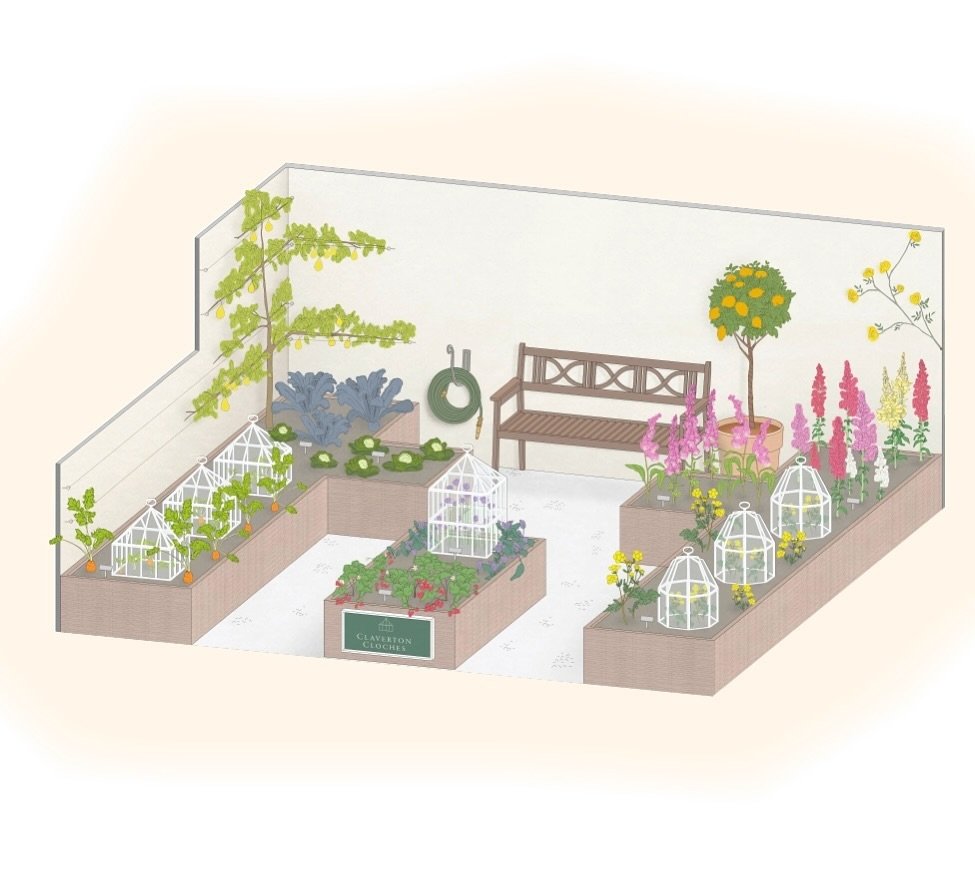 I am so delighted to announce that we will be exhibiting for the first time at RHS Chelsea Flower Show 2024!! 

Our stand design is inspired by many of the incredible kitchen gardens across the British Isles that we have visited, with heirloom vegeta