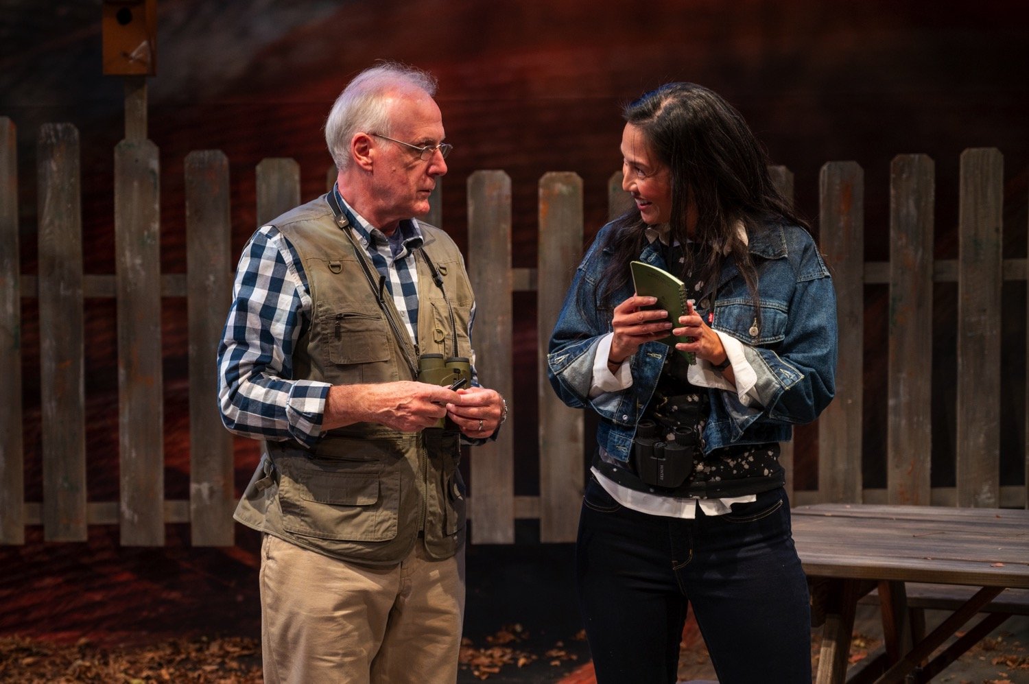  David Bryan Jackson (left) &amp; Regina Aquino (Right) in  Birds of North America  