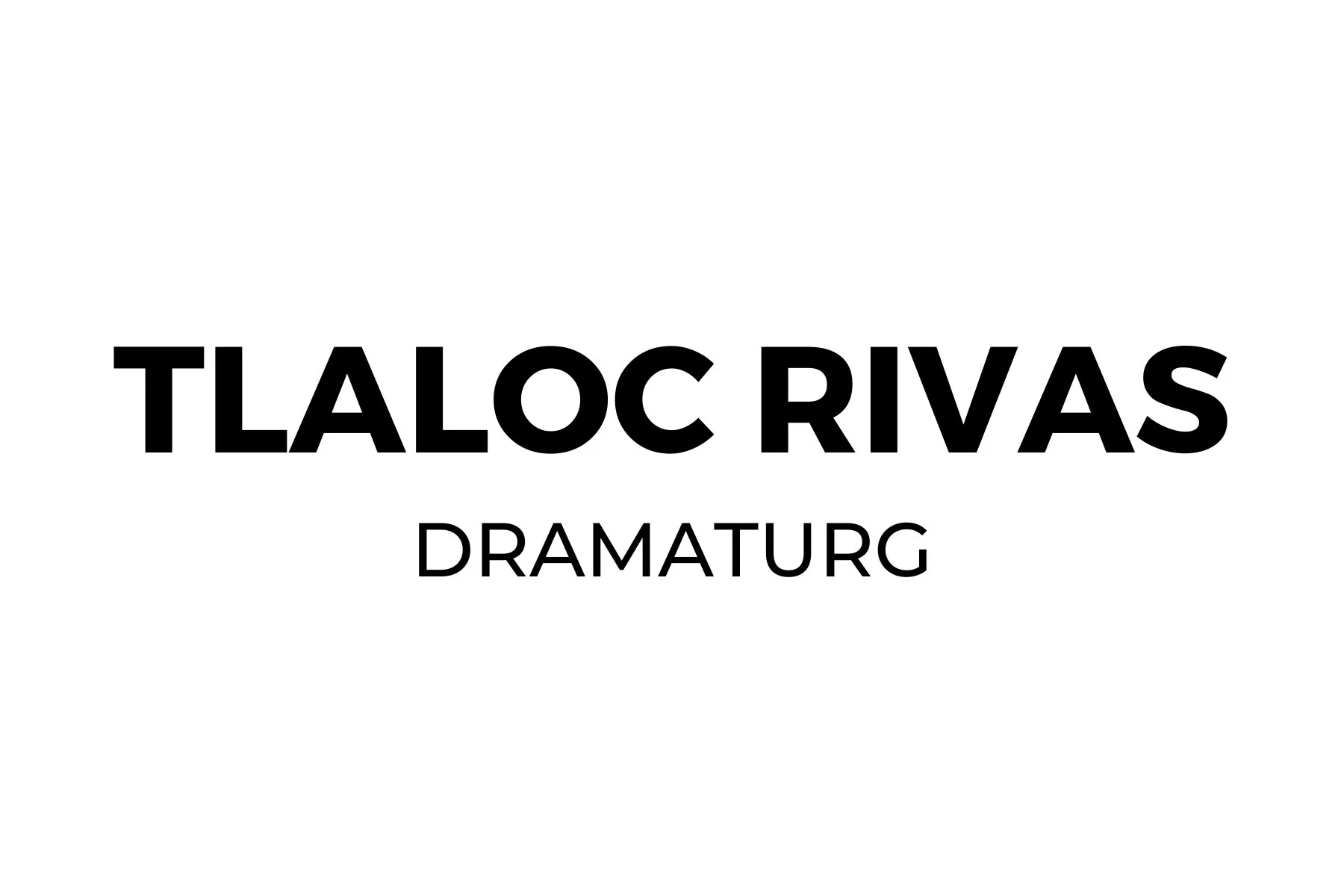 Tlaloc Rivas**