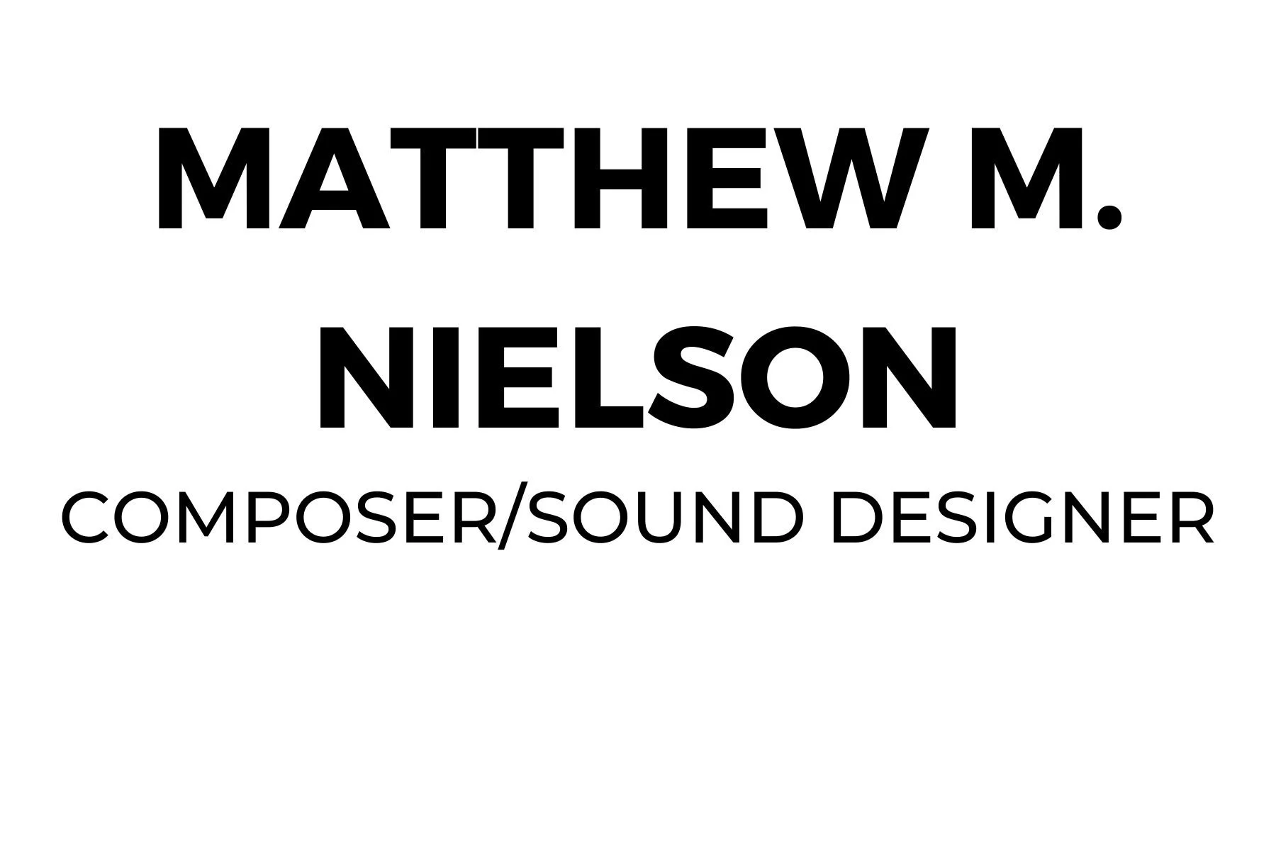 Matthew M. Nielson