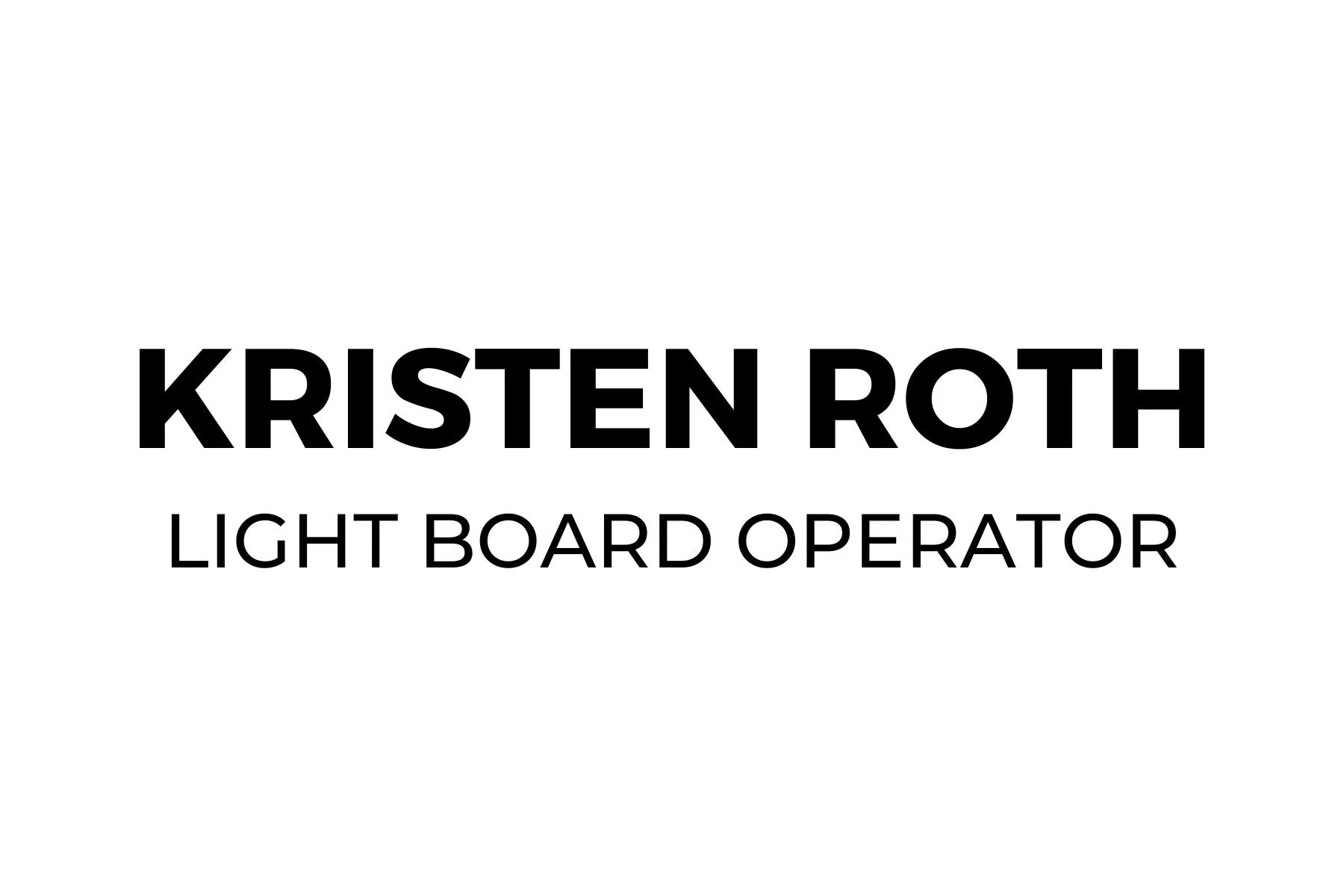 Kristen Roth